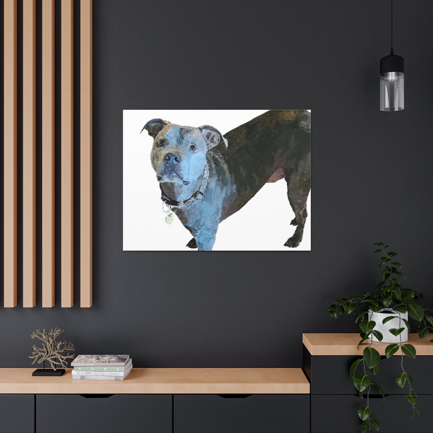 Envolturas de galería de lienzos de Pitbull “Diesel”