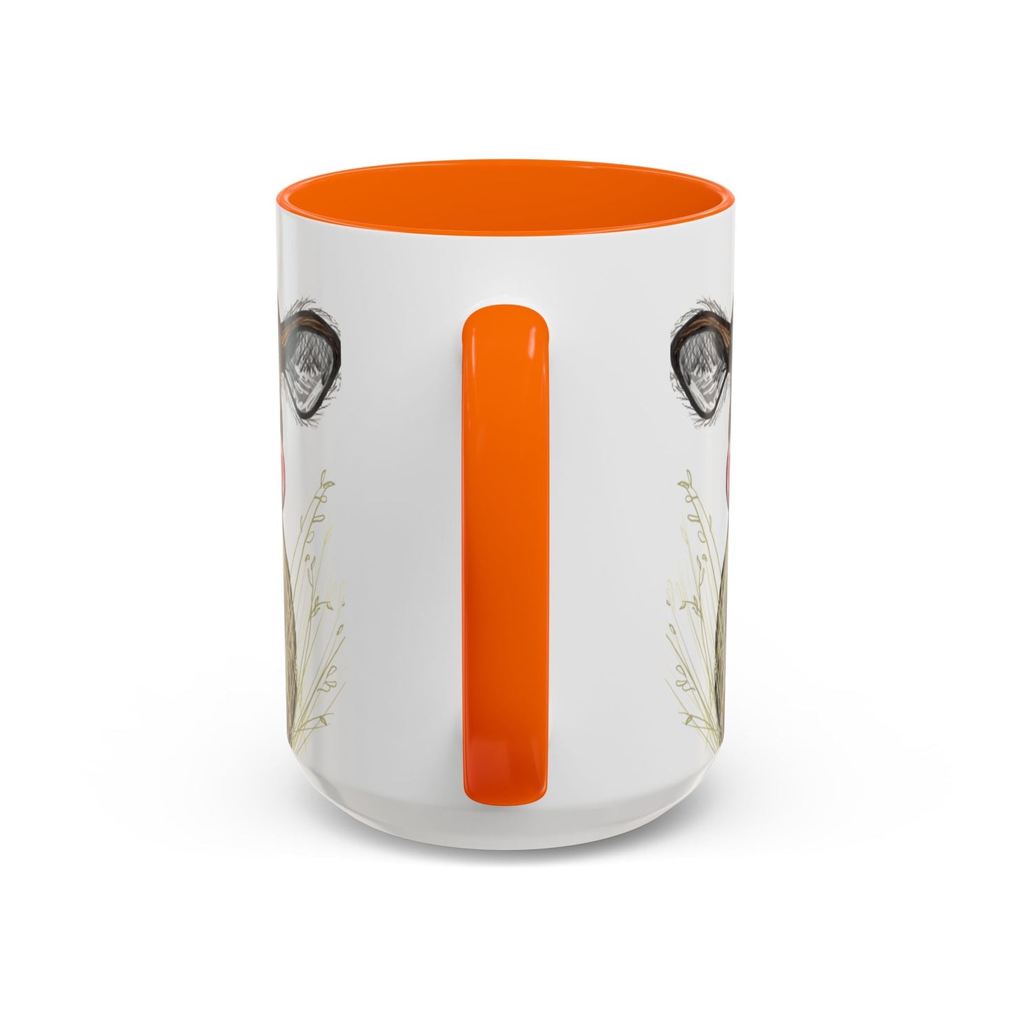 Adorable Farmhouse Cow Two Tone Ceramic Mug - 11 oz & 15 oz - Blue Cava