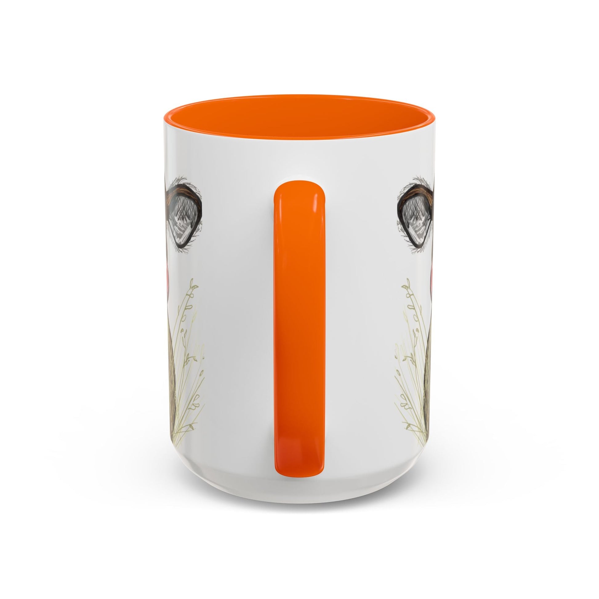 Adorable Farmhouse Cow Two Tone Ceramic Mug - 11 oz & 15 oz - Blue Cava