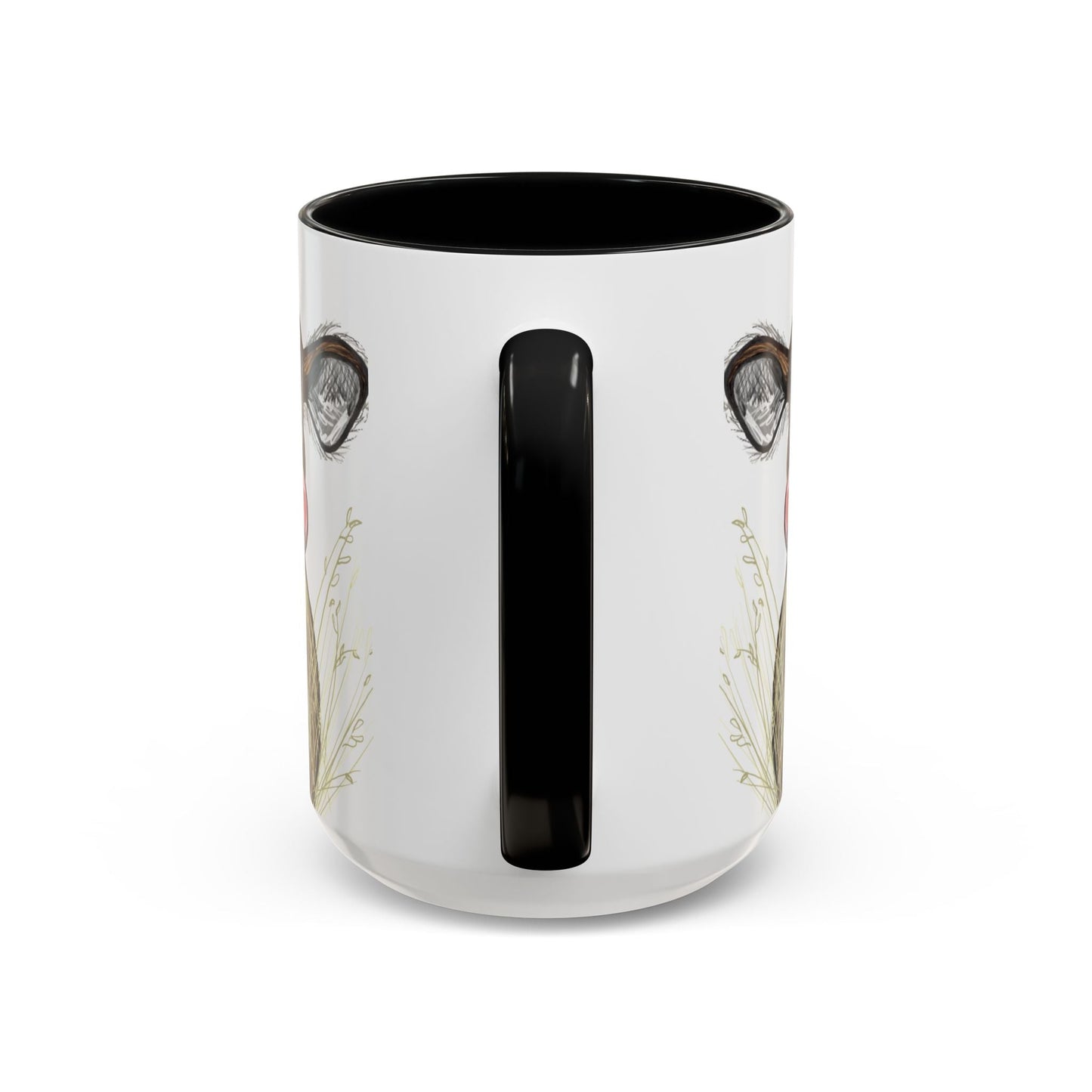 Adorable Farmhouse Cow Two Tone Ceramic Mug - 11 oz & 15 oz - Blue Cava