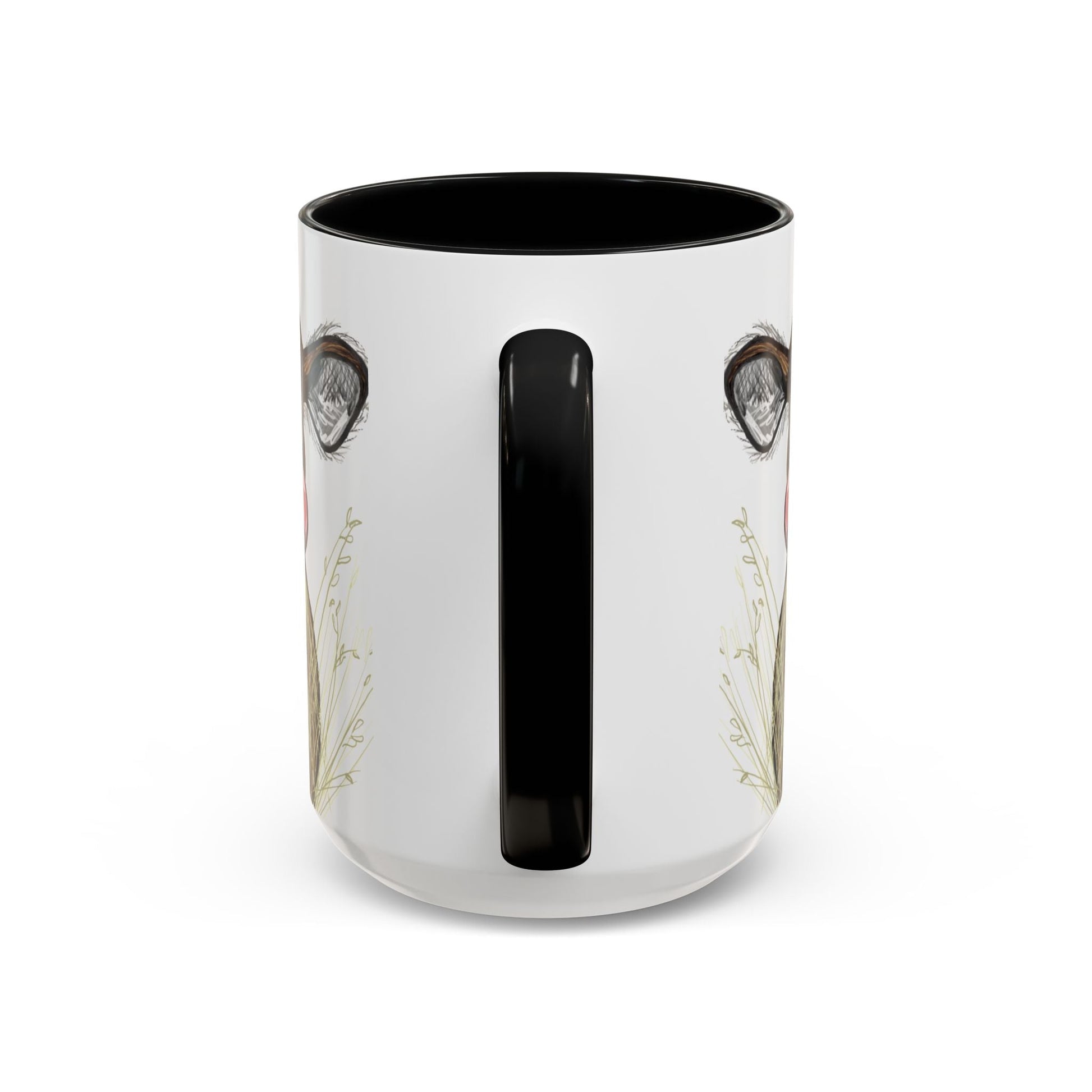 Adorable Farmhouse Cow Two Tone Ceramic Mug - 11 oz & 15 oz - Blue Cava