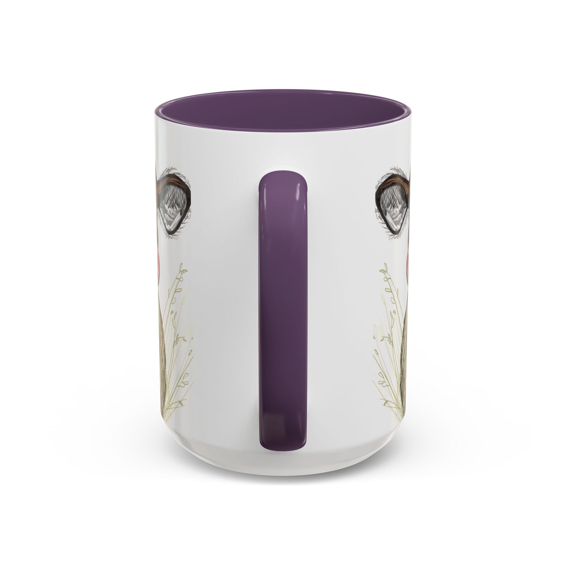 Adorable Farmhouse Cow Two Tone Ceramic Mug - 11 oz & 15 oz - Blue Cava