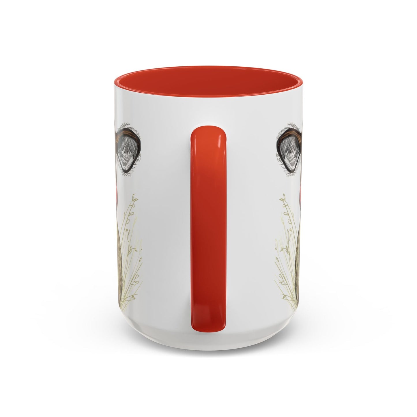 Adorable Farmhouse Cow Two Tone Ceramic Mug - 11 oz & 15 oz - Blue Cava