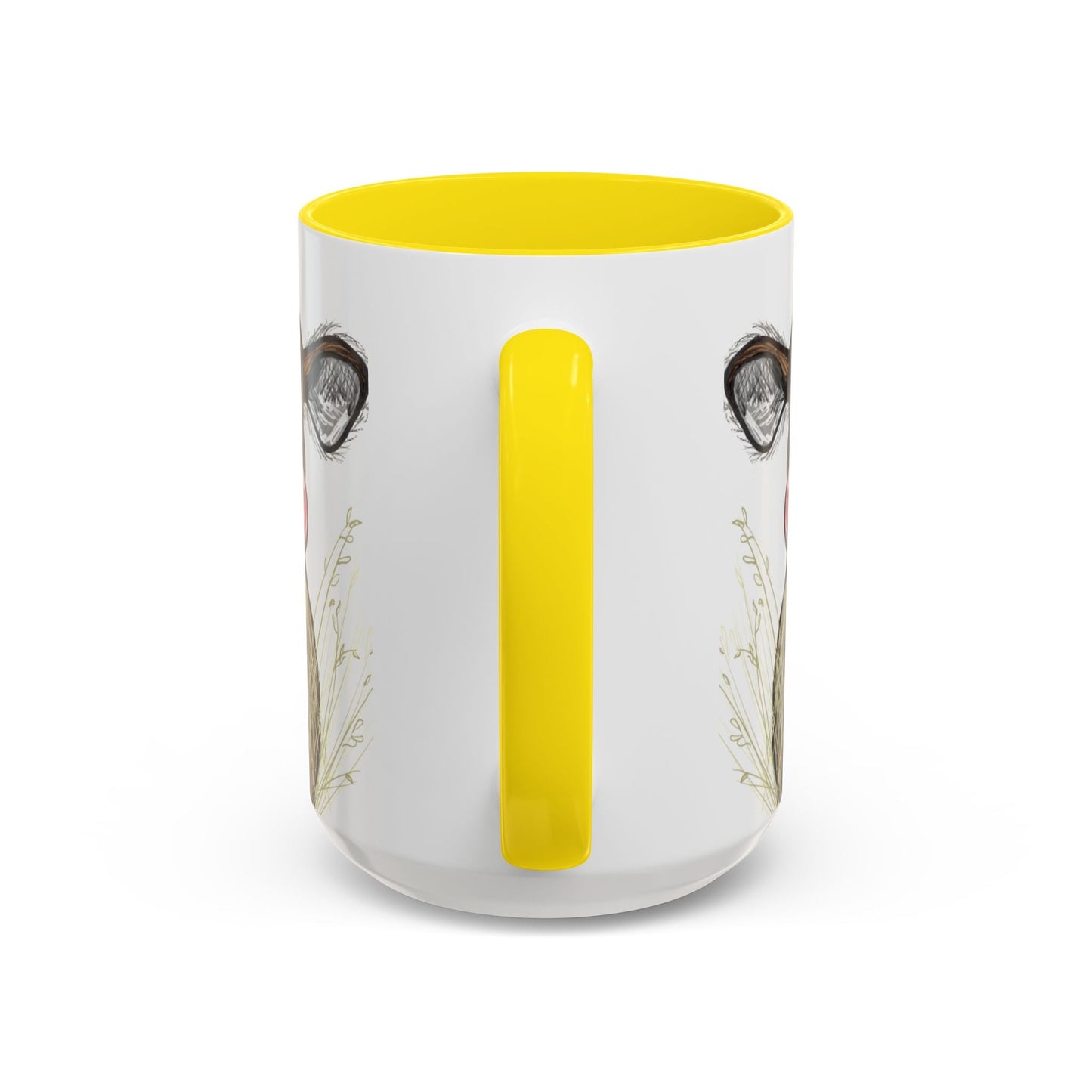Adorable Farmhouse Cow Two Tone Ceramic Mug - 11 oz & 15 oz - Blue Cava