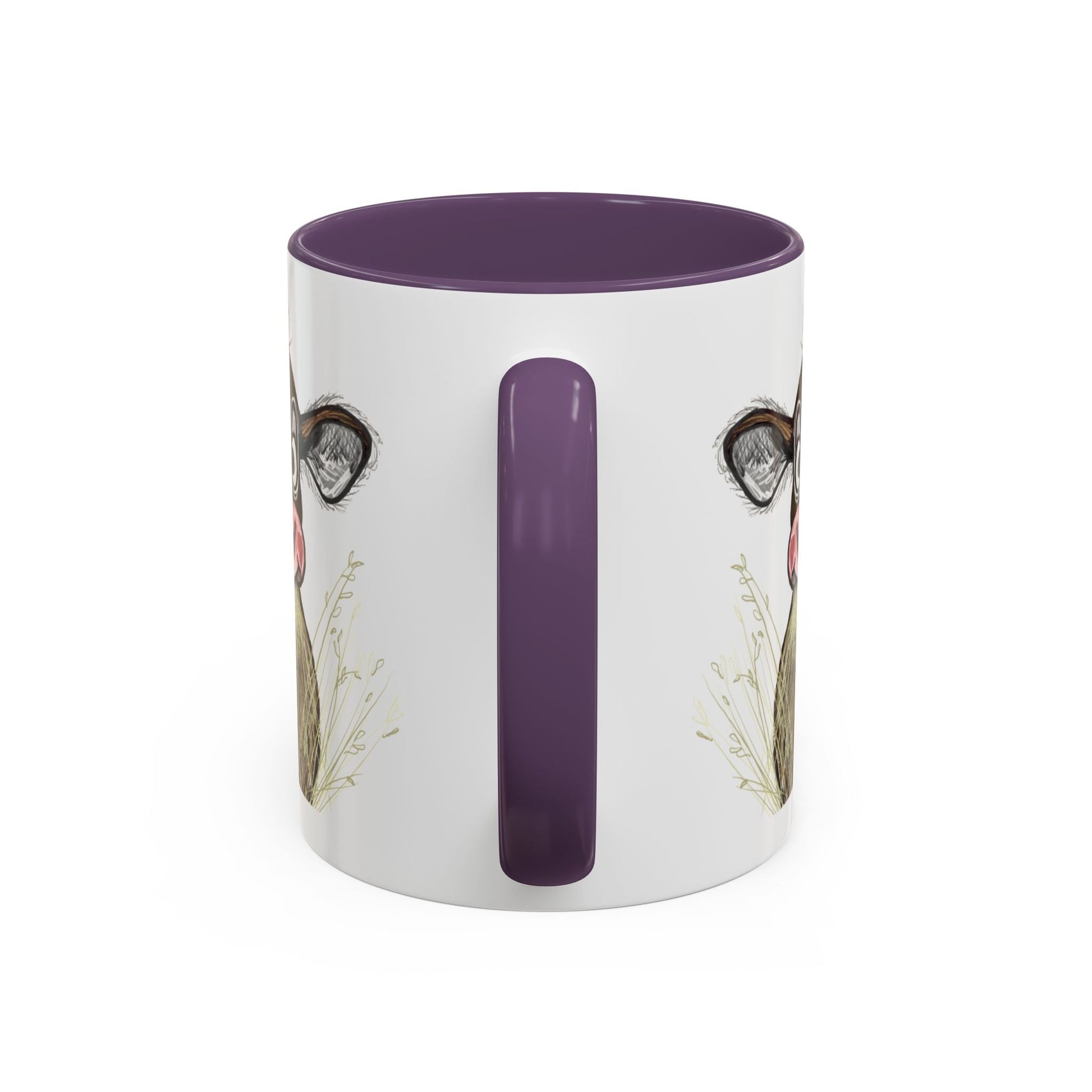 Adorable Farmhouse Cow Two Tone Ceramic Mug - 11 oz & 15 oz - Blue Cava