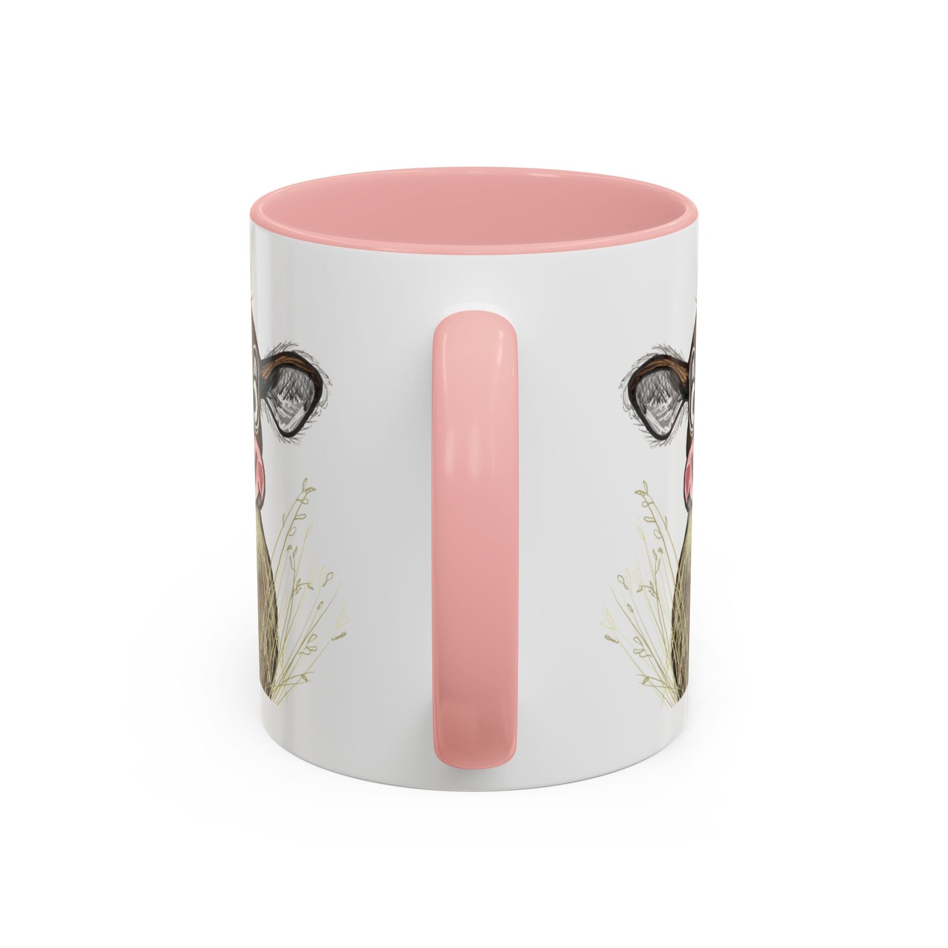 Adorable Farmhouse Cow Two Tone Ceramic Mug - 11 oz & 15 oz - Blue Cava