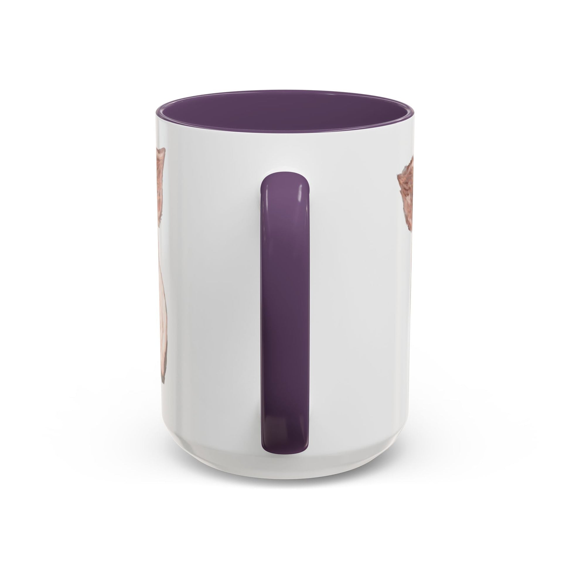 Adorable Piglet Two Tone Ceramic Mug - 11 oz & 15 oz - Blue Cava