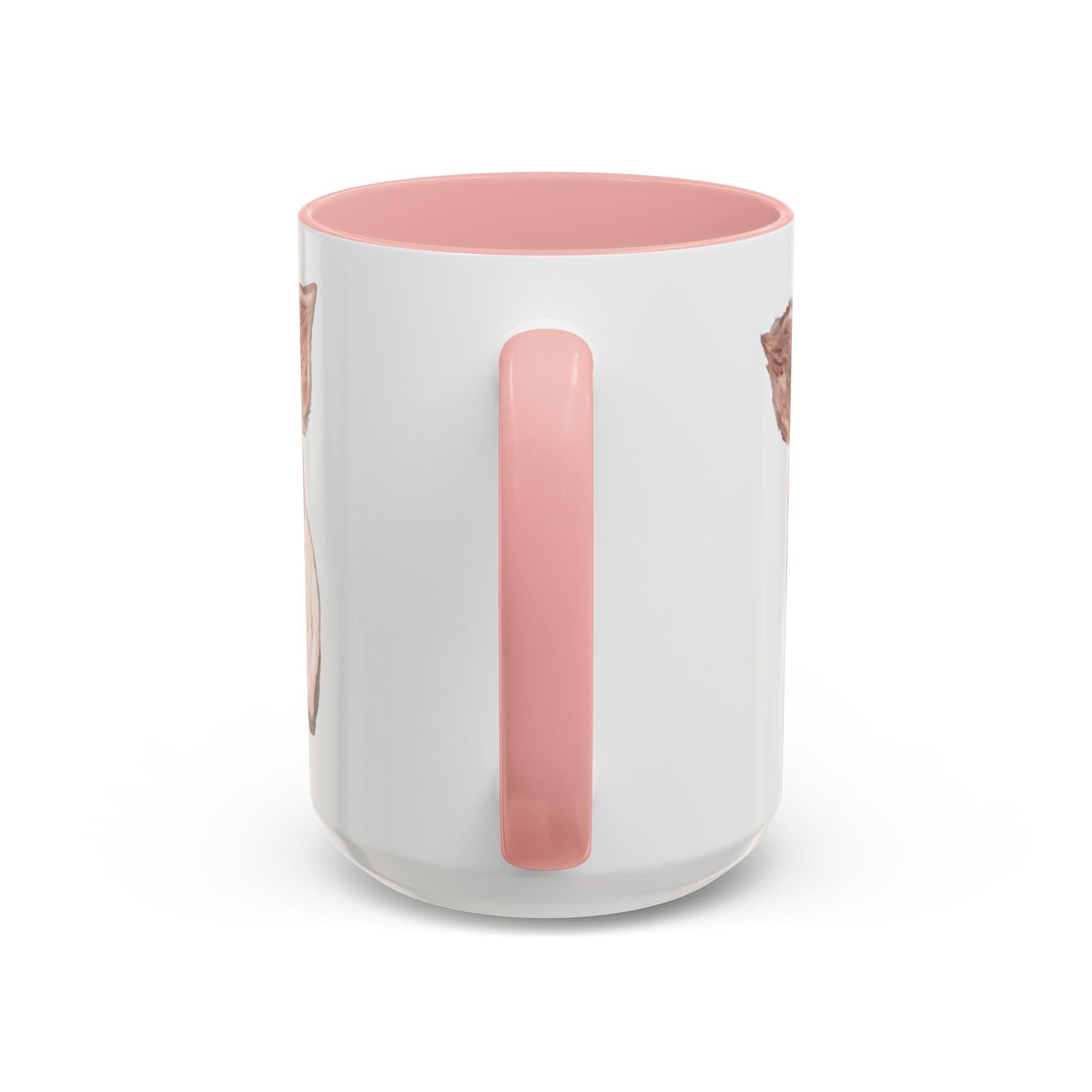 Adorable Piglet Two Tone Ceramic Mug - 11 oz & 15 oz - Blue Cava