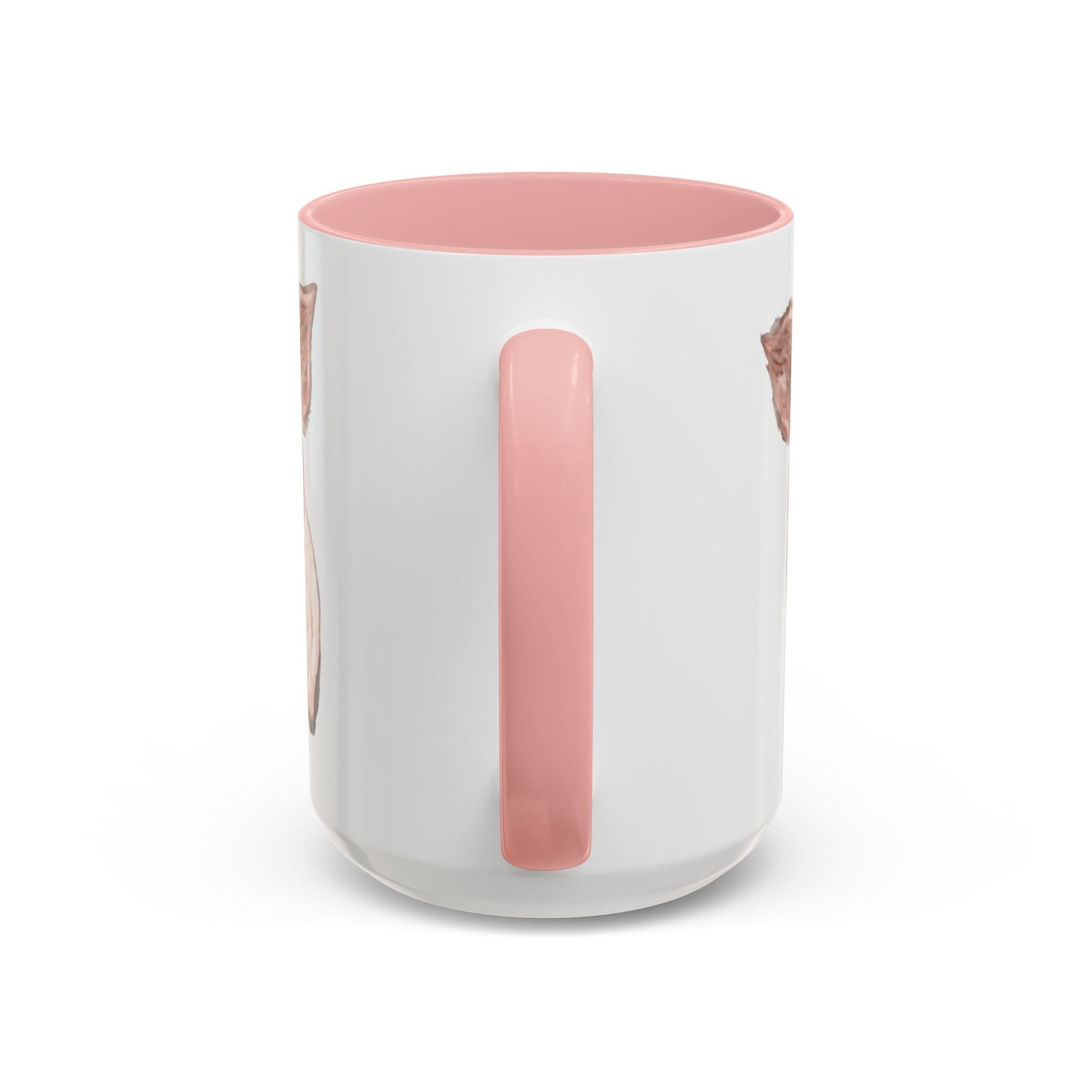 Adorable Piglet Two Tone Ceramic Mug - 11 oz & 15 oz - Blue Cava