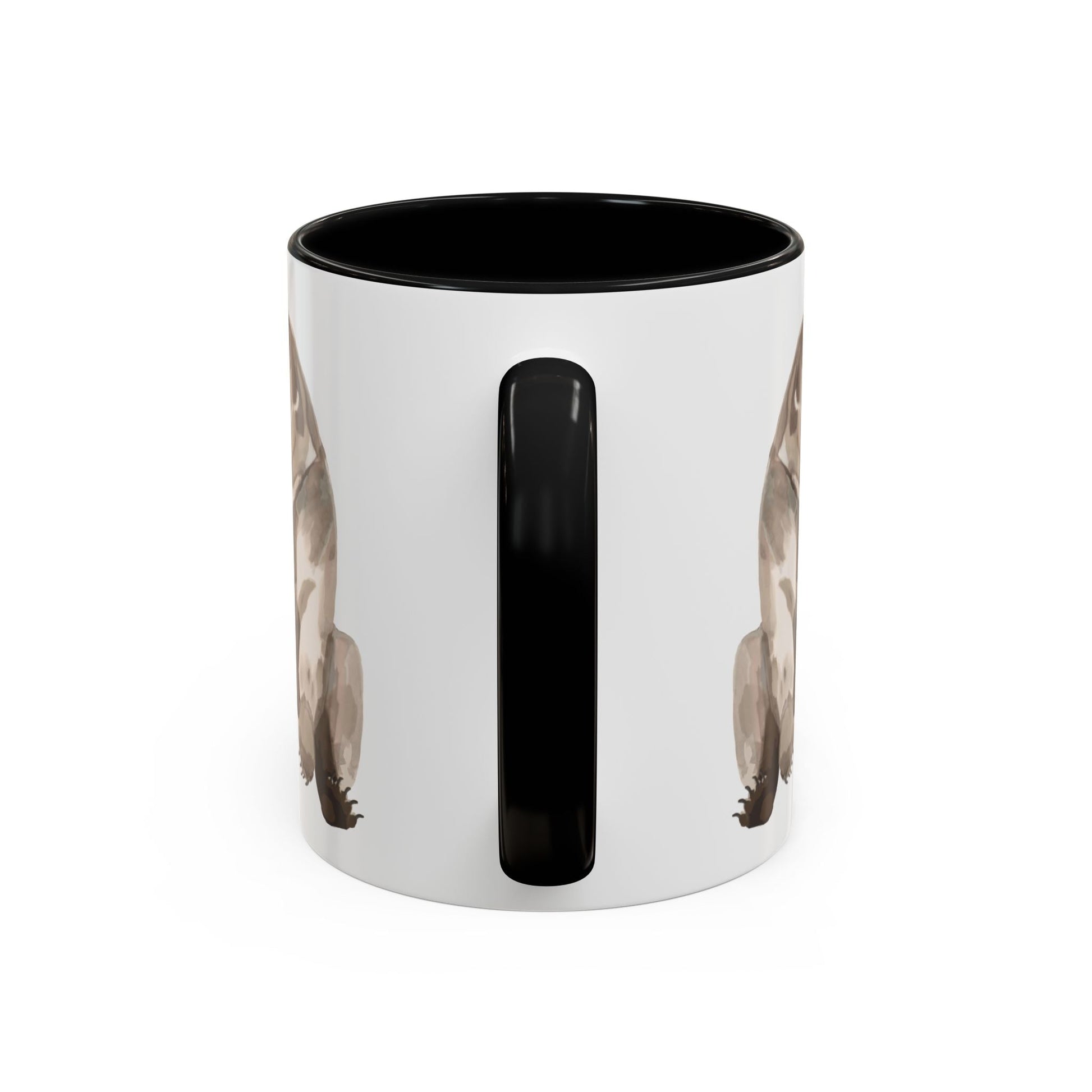 Artistic Bear Two Tone Ceramic Mug - 11oz & 15oz - Blue Cava