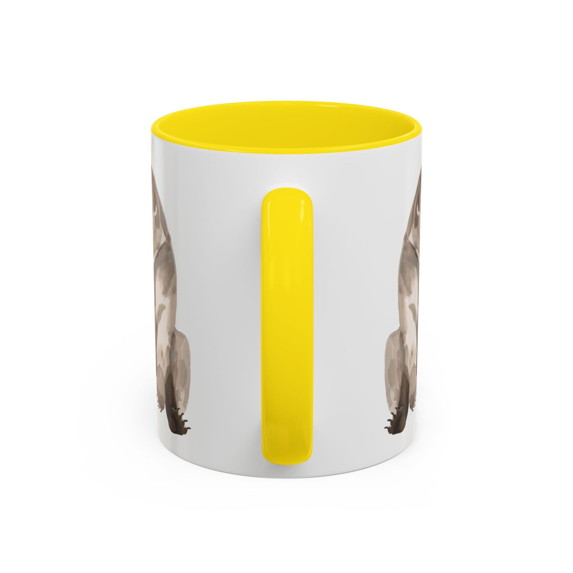 Artistic Bear Two Tone Ceramic Mug - 11oz & 15oz - Blue Cava