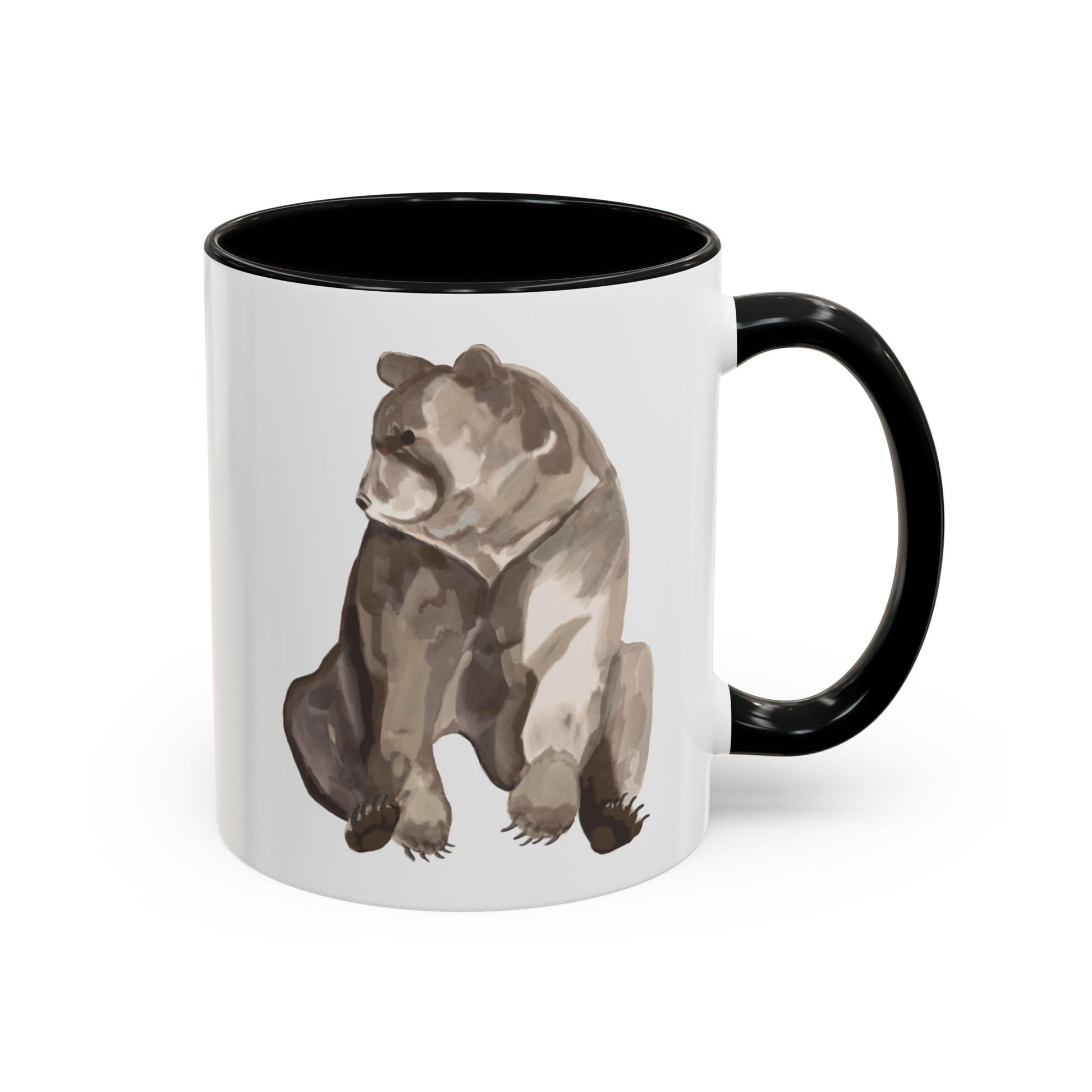 Artistic Bear Two Tone Ceramic Mug - 11oz & 15oz - Blue Cava