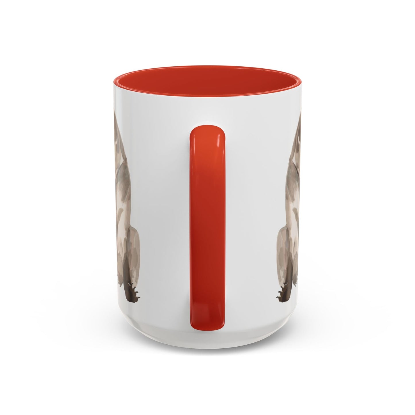 Artistic Bear Two Tone Ceramic Mug - 11oz & 15oz - Blue Cava