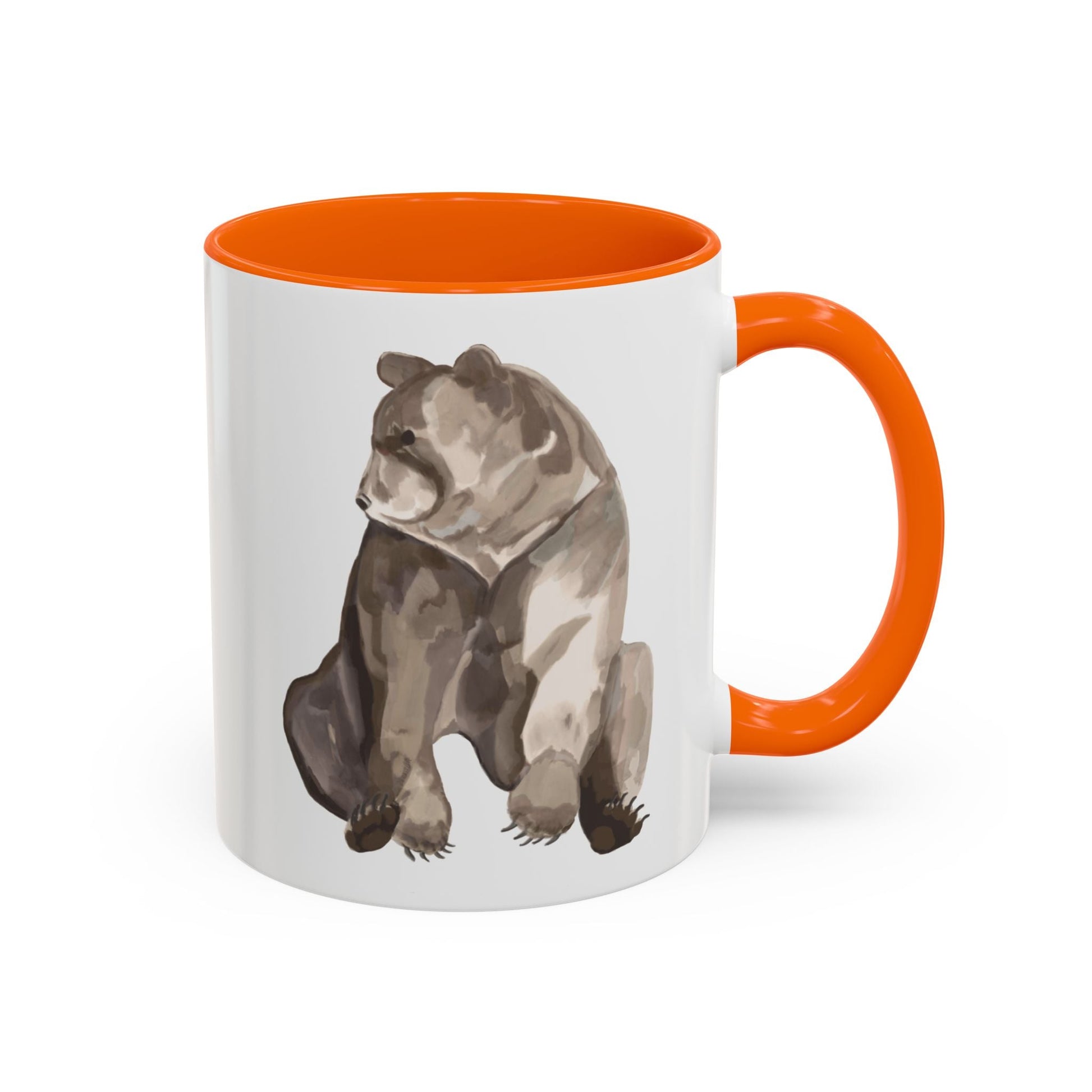 Artistic Bear Two Tone Ceramic Mug - 11oz & 15oz - Blue Cava