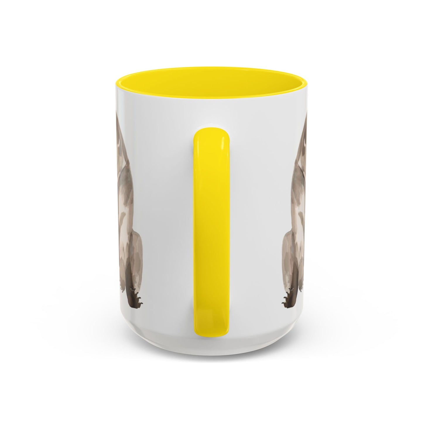 Artistic Bear Two Tone Ceramic Mug - 11oz & 15oz - Blue Cava