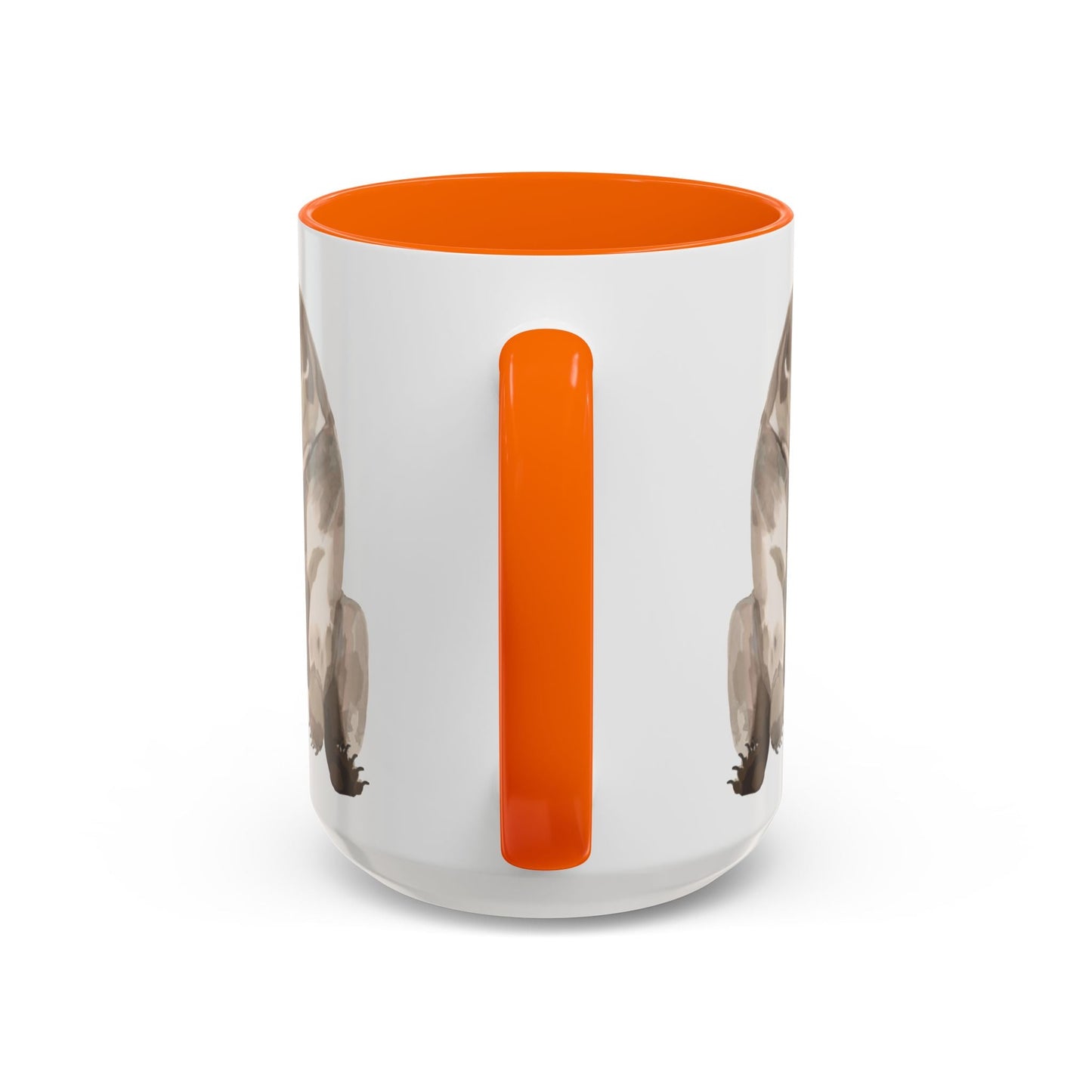 Artistic Bear Two Tone Ceramic Mug - 11oz & 15oz - Blue Cava