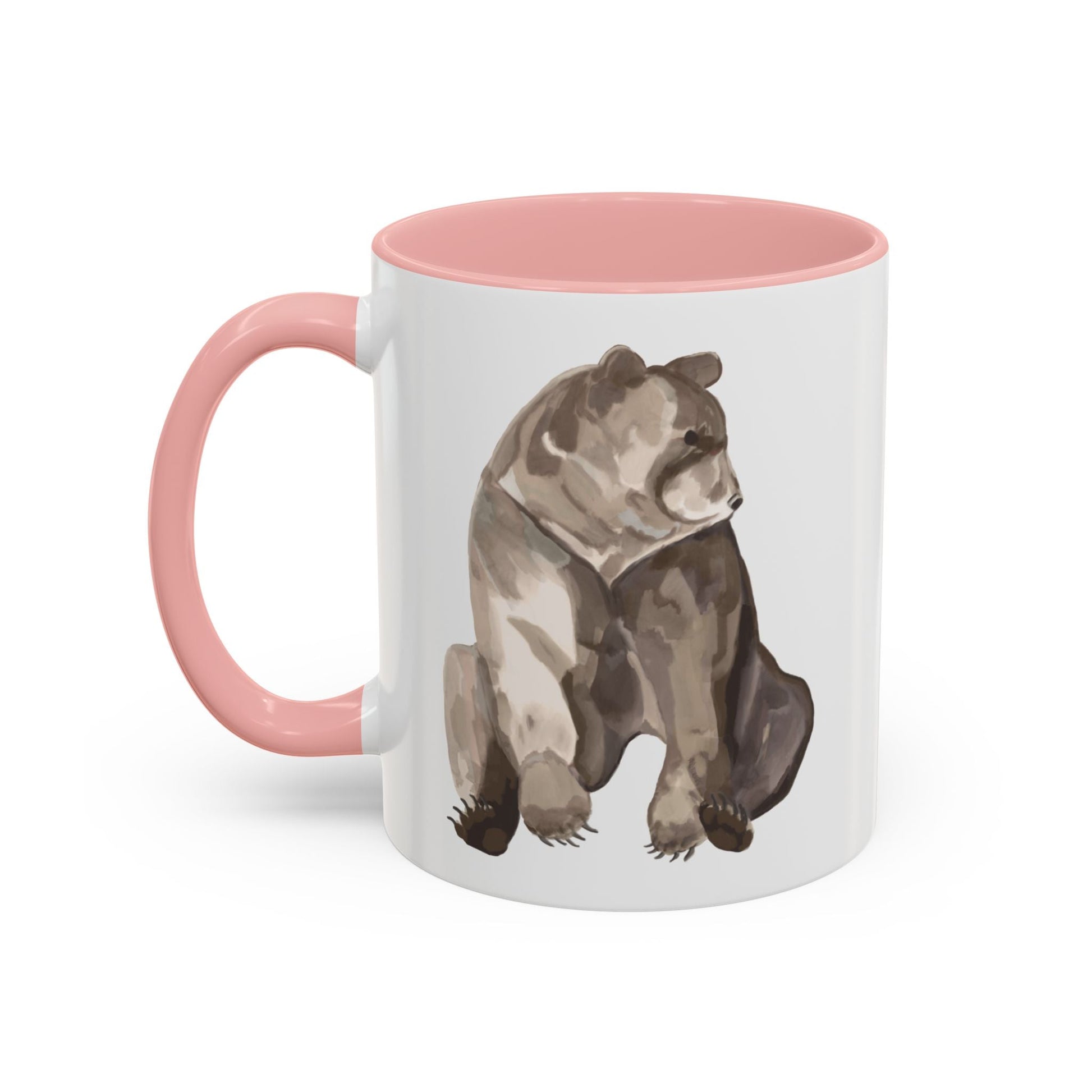 Artistic Bear Two Tone Ceramic Mug - 11oz & 15oz - Blue Cava