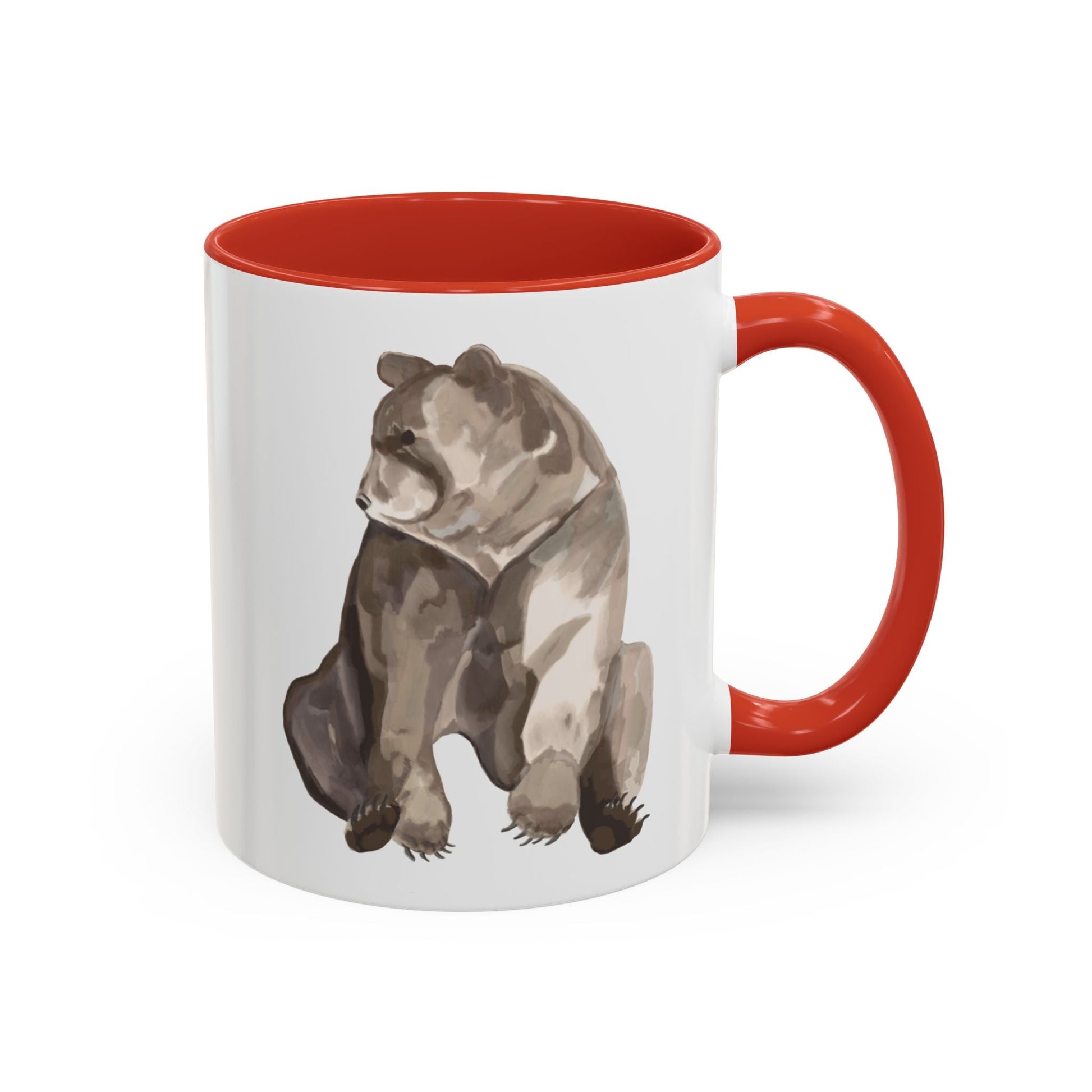 Artistic Bear Two Tone Ceramic Mug - 11oz & 15oz - Blue Cava