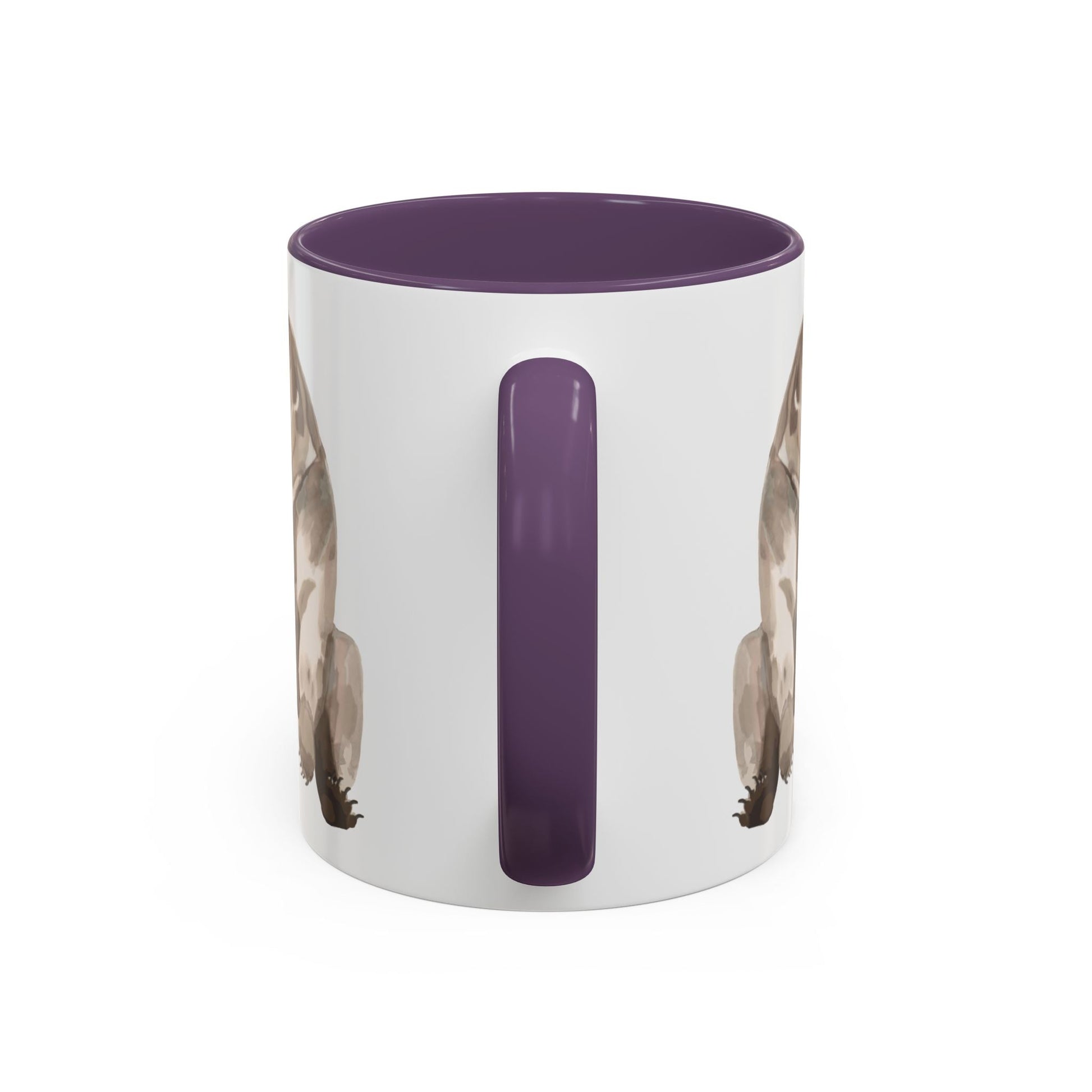 Artistic Bear Two Tone Ceramic Mug - 11oz & 15oz - Blue Cava