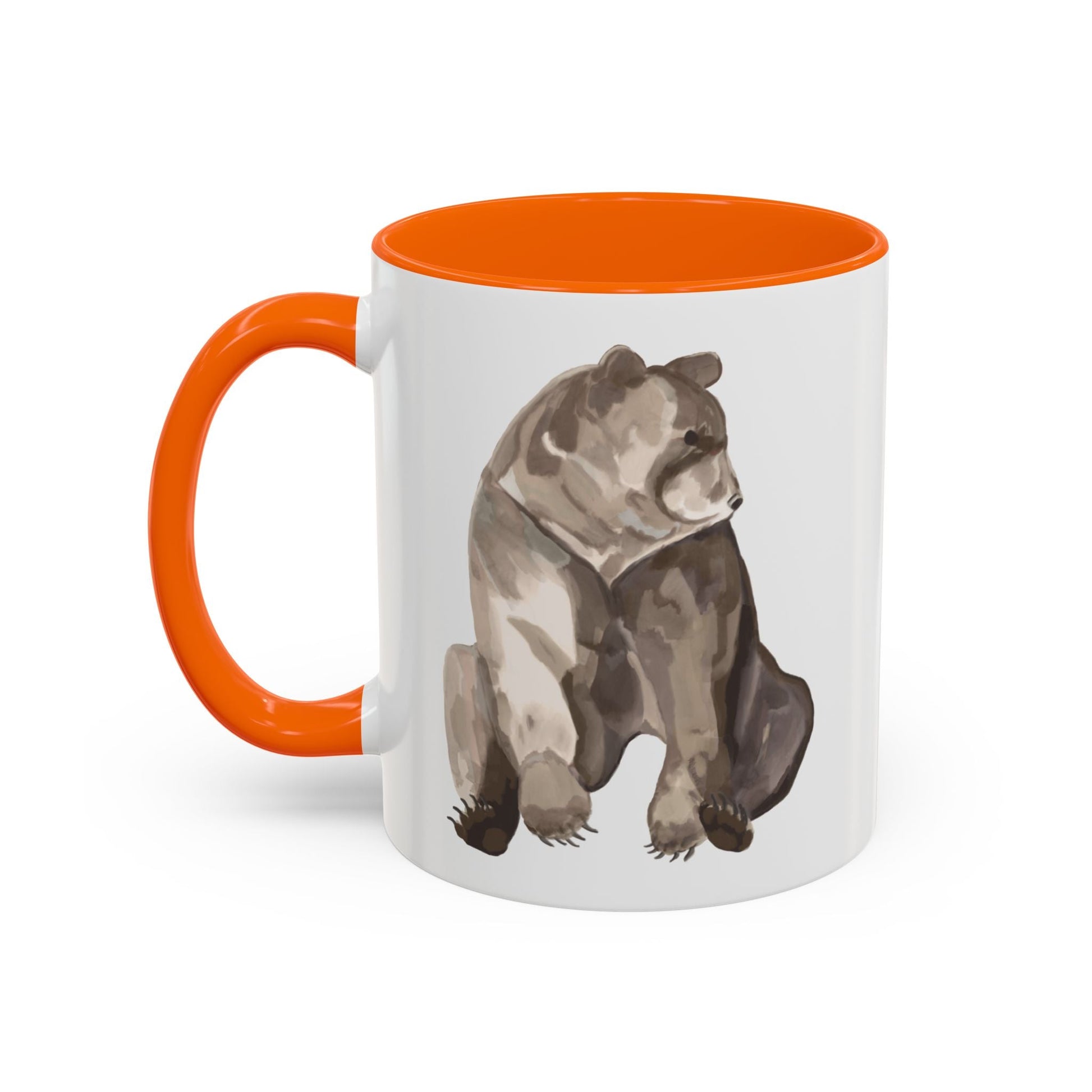 Artistic Bear Two Tone Ceramic Mug - 11oz & 15oz - Blue Cava
