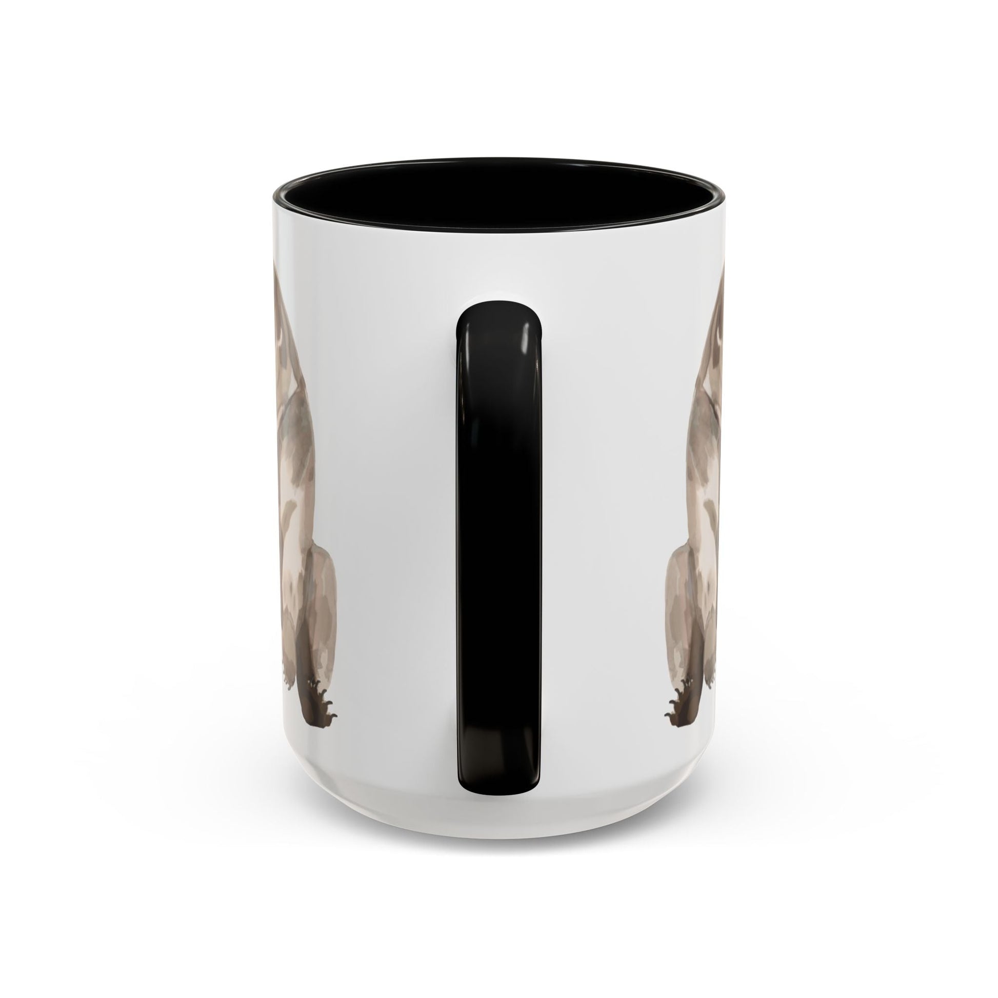 Artistic Bear Two Tone Ceramic Mug - 11oz & 15oz - Blue Cava