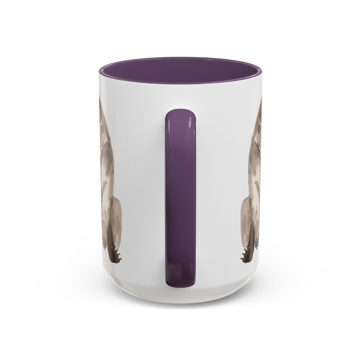 Artistic Bear Two Tone Ceramic Mug - 11oz & 15oz - Blue Cava