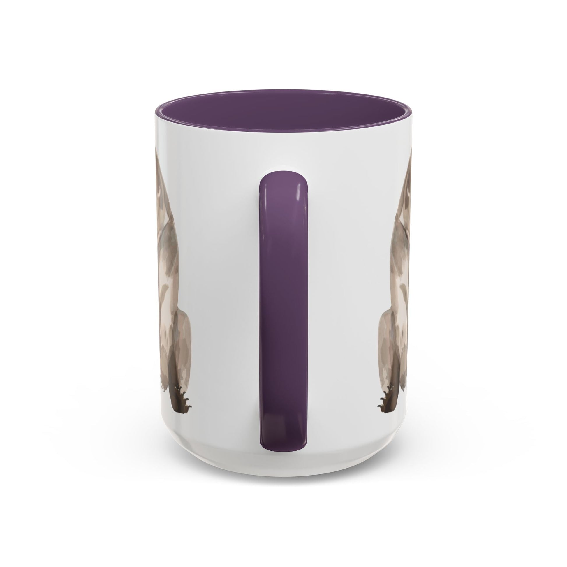Artistic Bear Two Tone Ceramic Mug - 11oz & 15oz - Blue Cava
