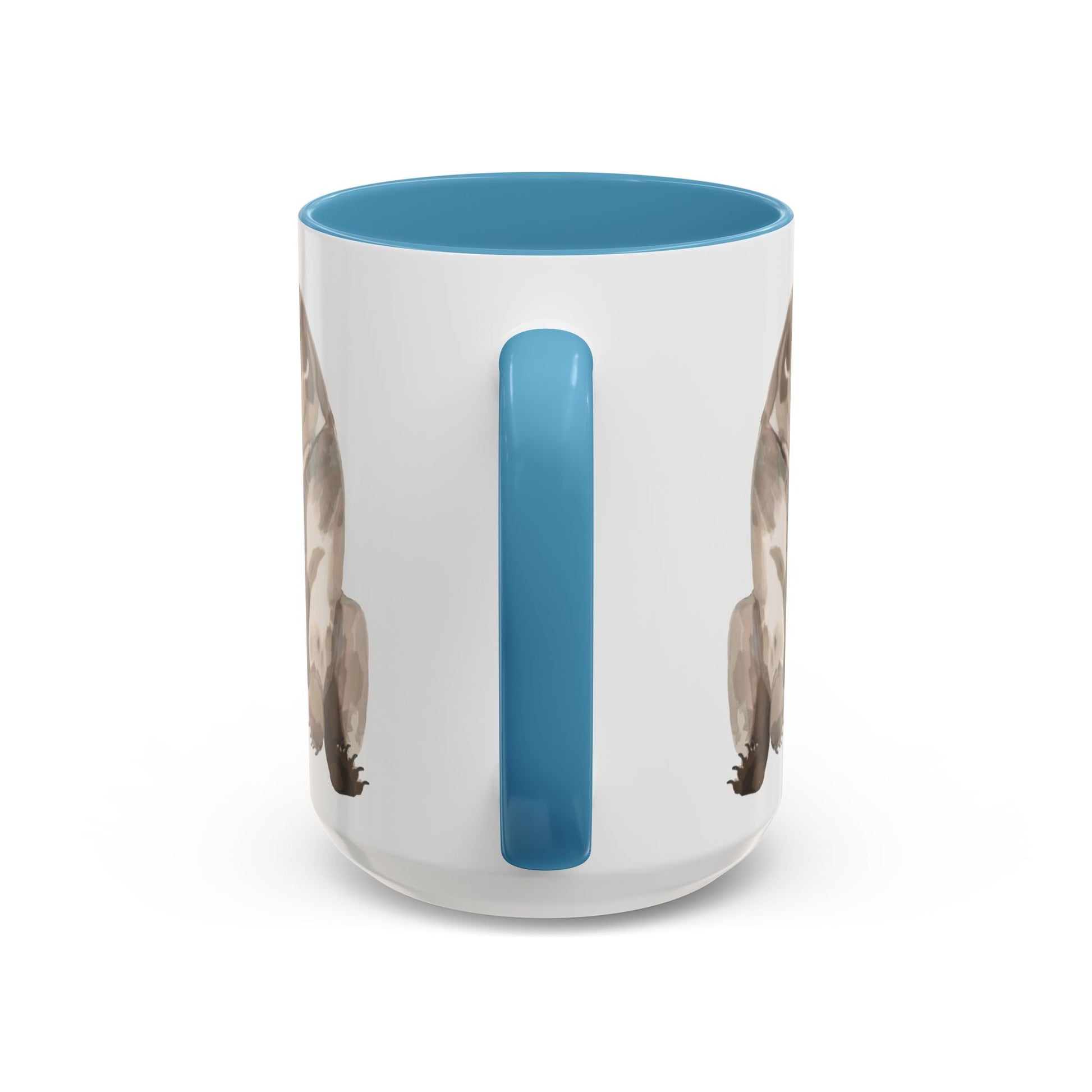 Artistic Bear Two Tone Ceramic Mug - 11oz & 15oz - Blue Cava