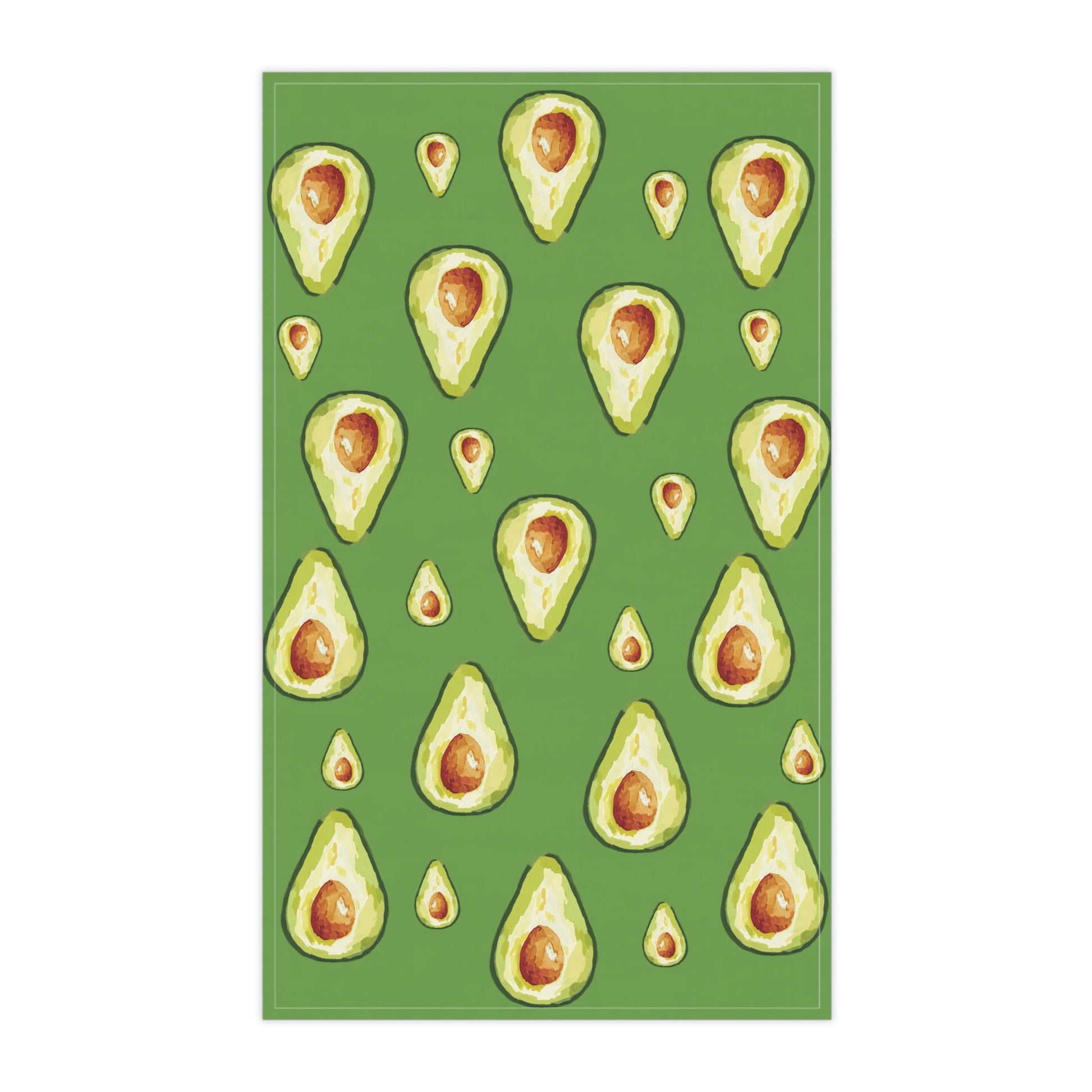 Avocado Kitchen Tea Towels - Blue Cava