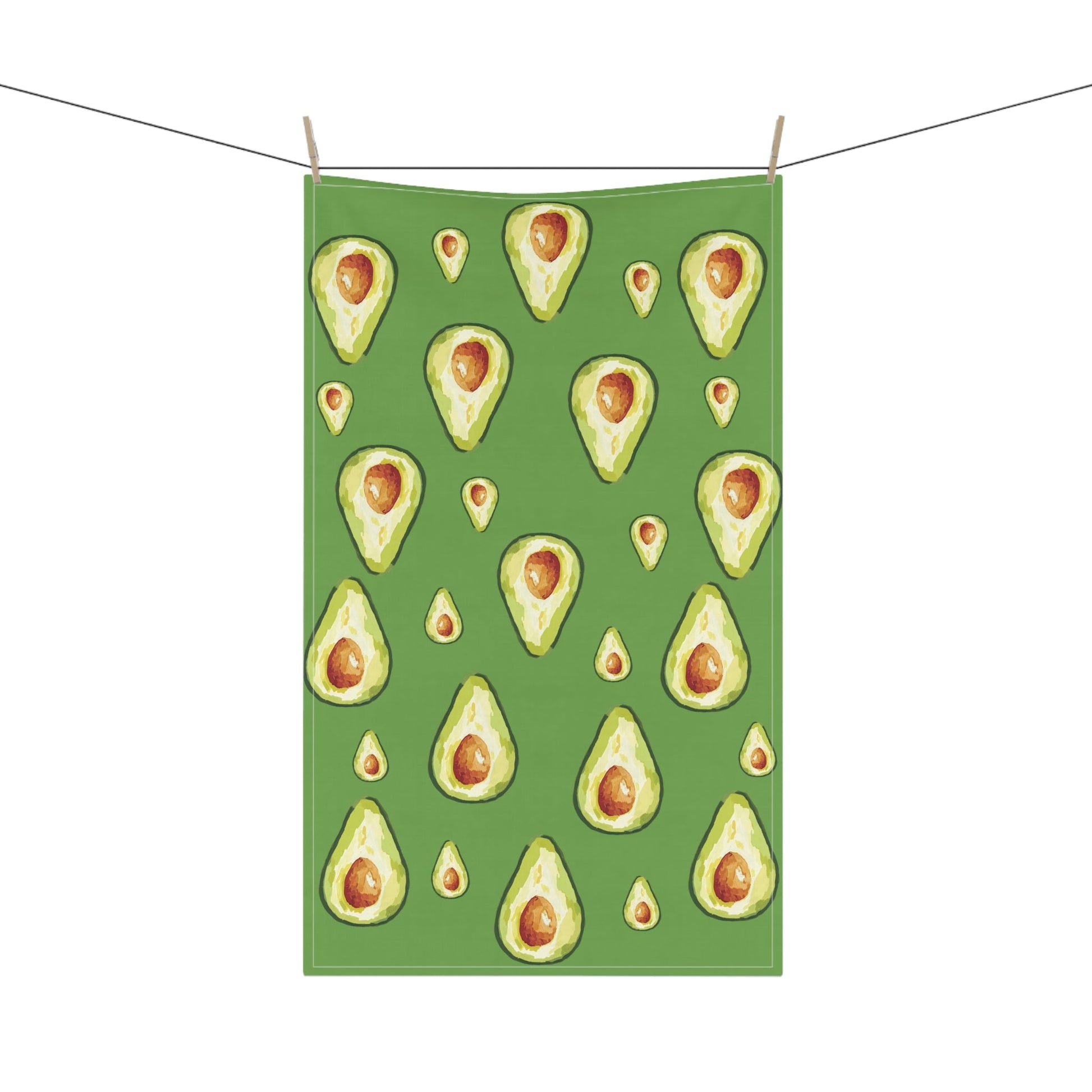 Avocado Kitchen Tea Towels - Blue Cava