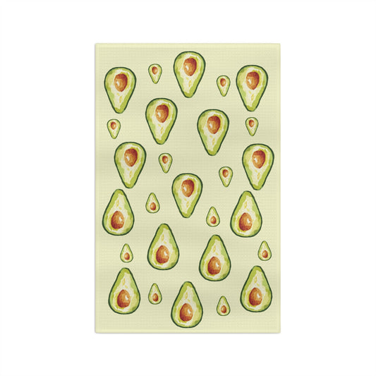 Avocado Microfiber Waffle Towel - Blue Cava