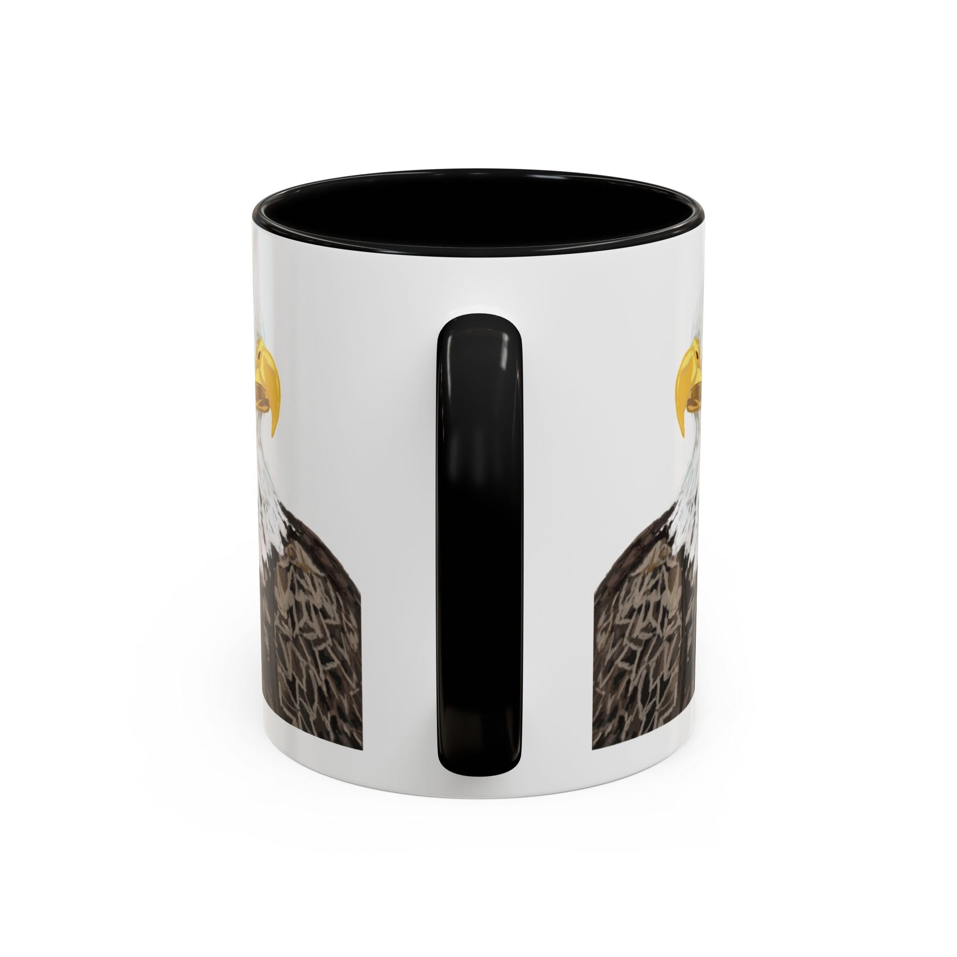 Bald Eagle Two Tone Ceramic Mug - 11oz & 15oz - Blue Cava
