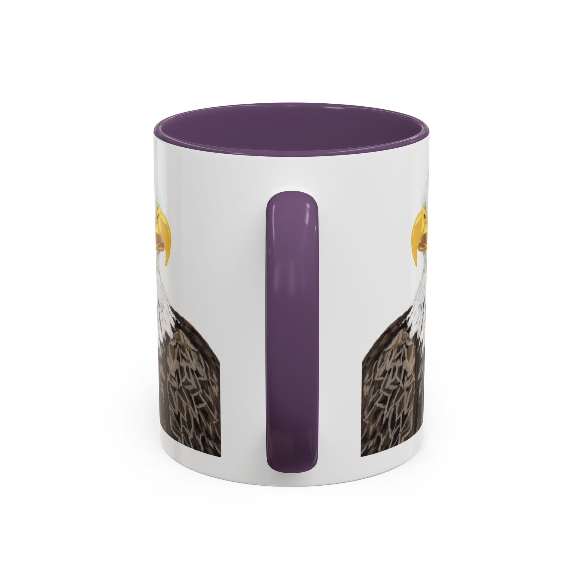 Bald Eagle Two Tone Ceramic Mug - 11oz & 15oz - Blue Cava