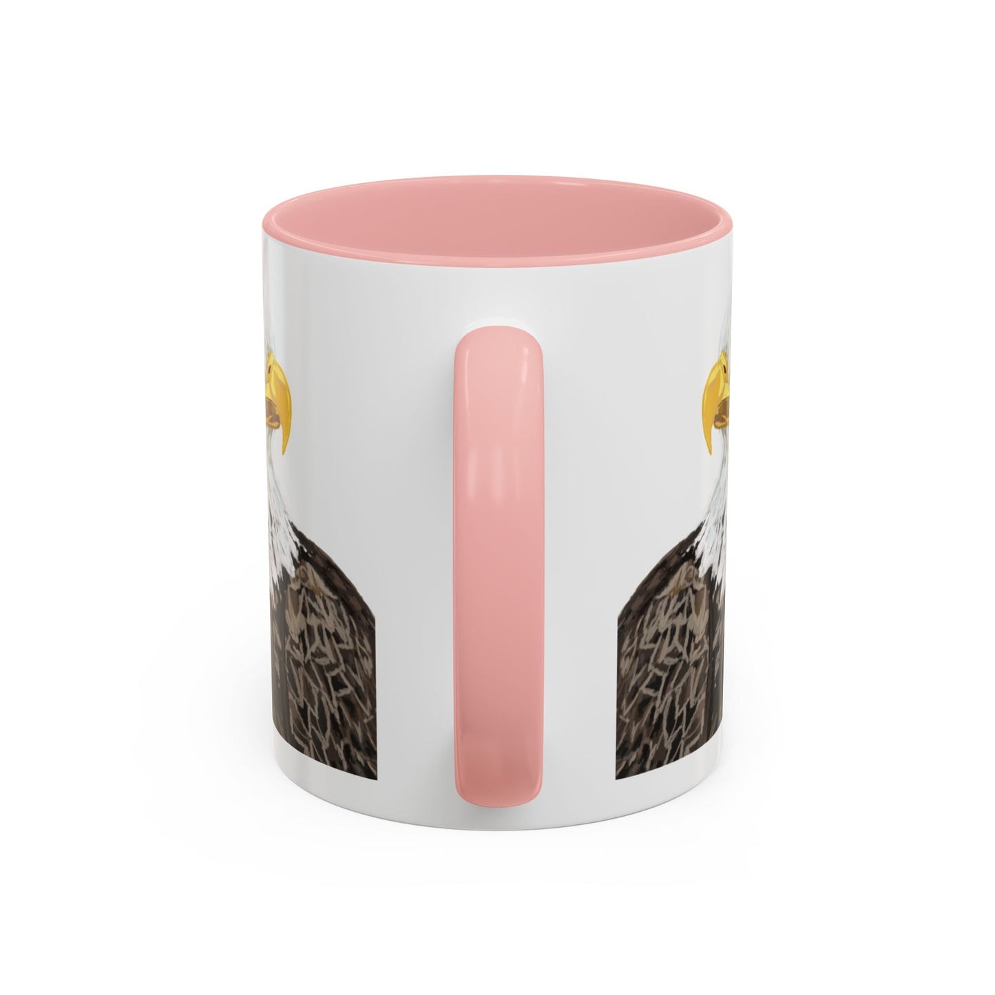 Bald Eagle Two Tone Ceramic Mug - 11oz & 15oz - Blue Cava
