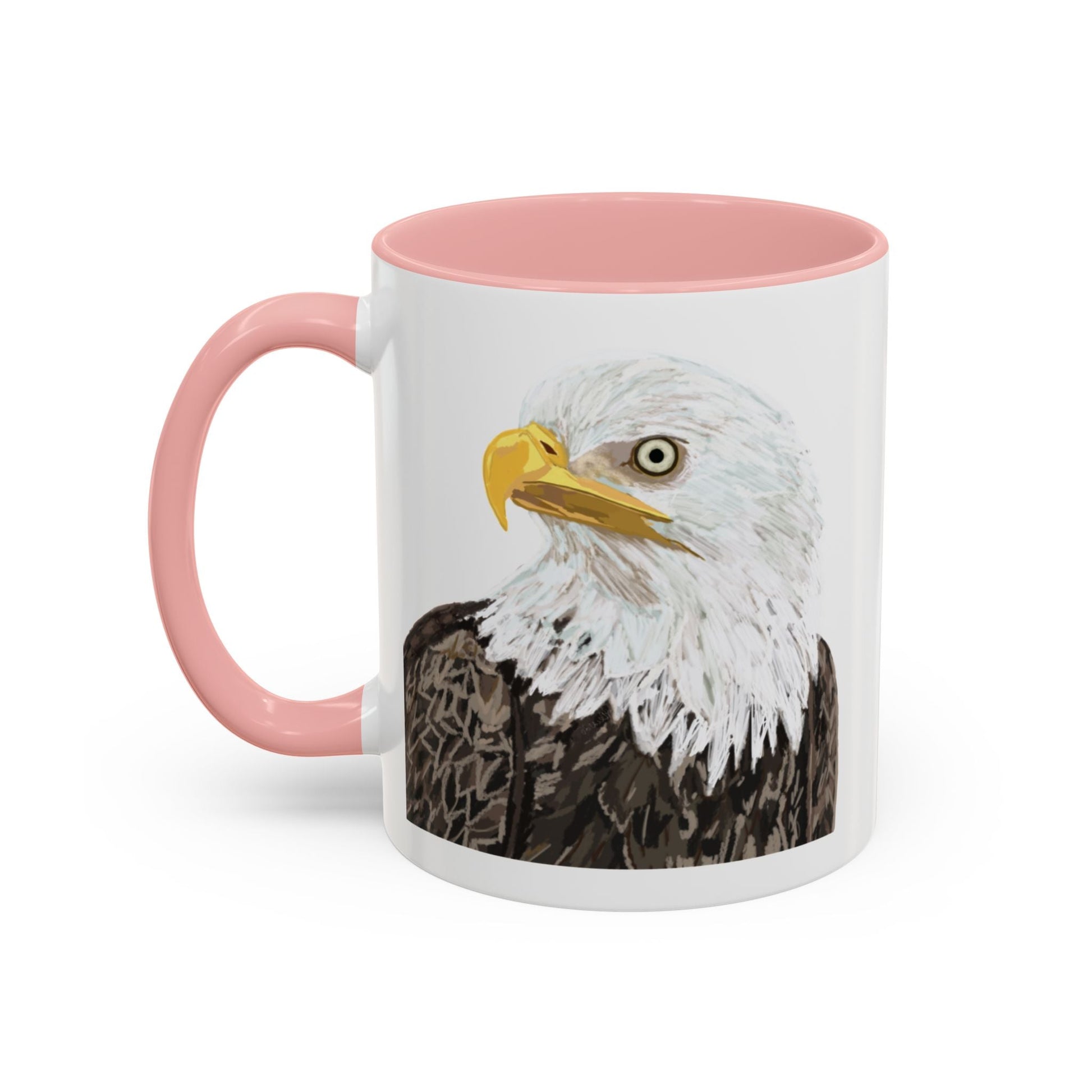 Bald Eagle Two Tone Ceramic Mug - 11oz & 15oz - Blue Cava