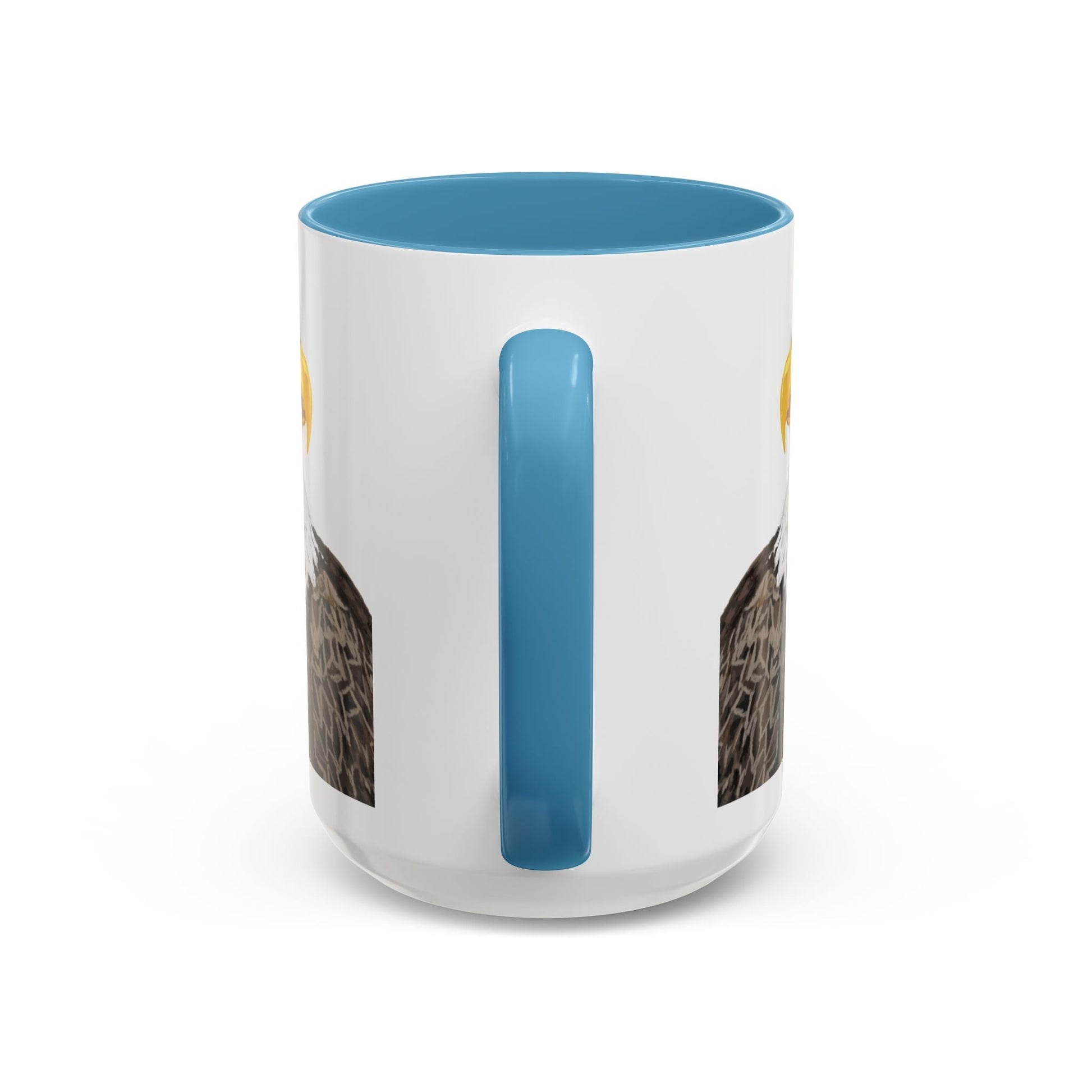Bald Eagle Two Tone Ceramic Mug - 11oz & 15oz - Blue Cava