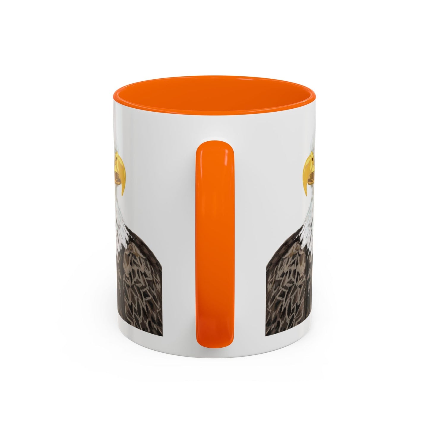 Bald Eagle Two Tone Ceramic Mug - 11oz & 15oz - Blue Cava