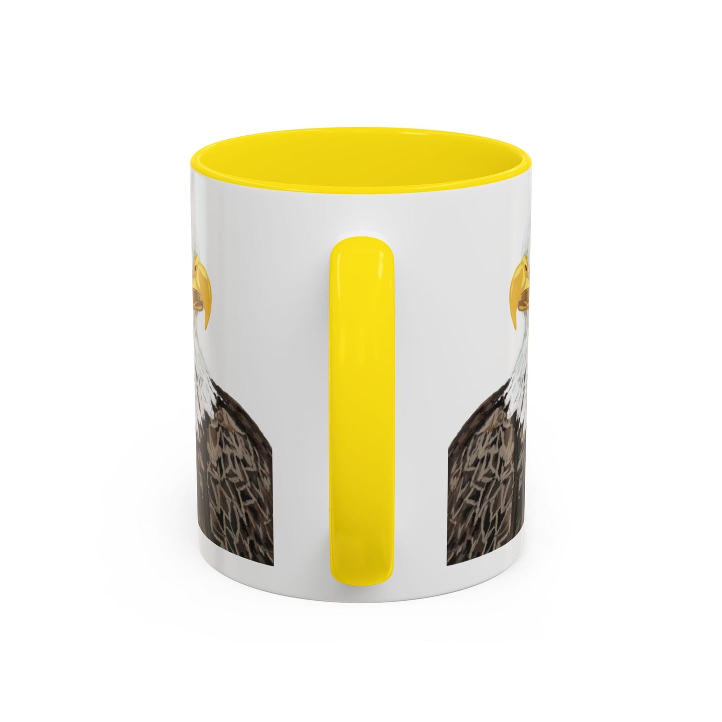 Bald Eagle Two Tone Ceramic Mug - 11oz & 15oz - Blue Cava