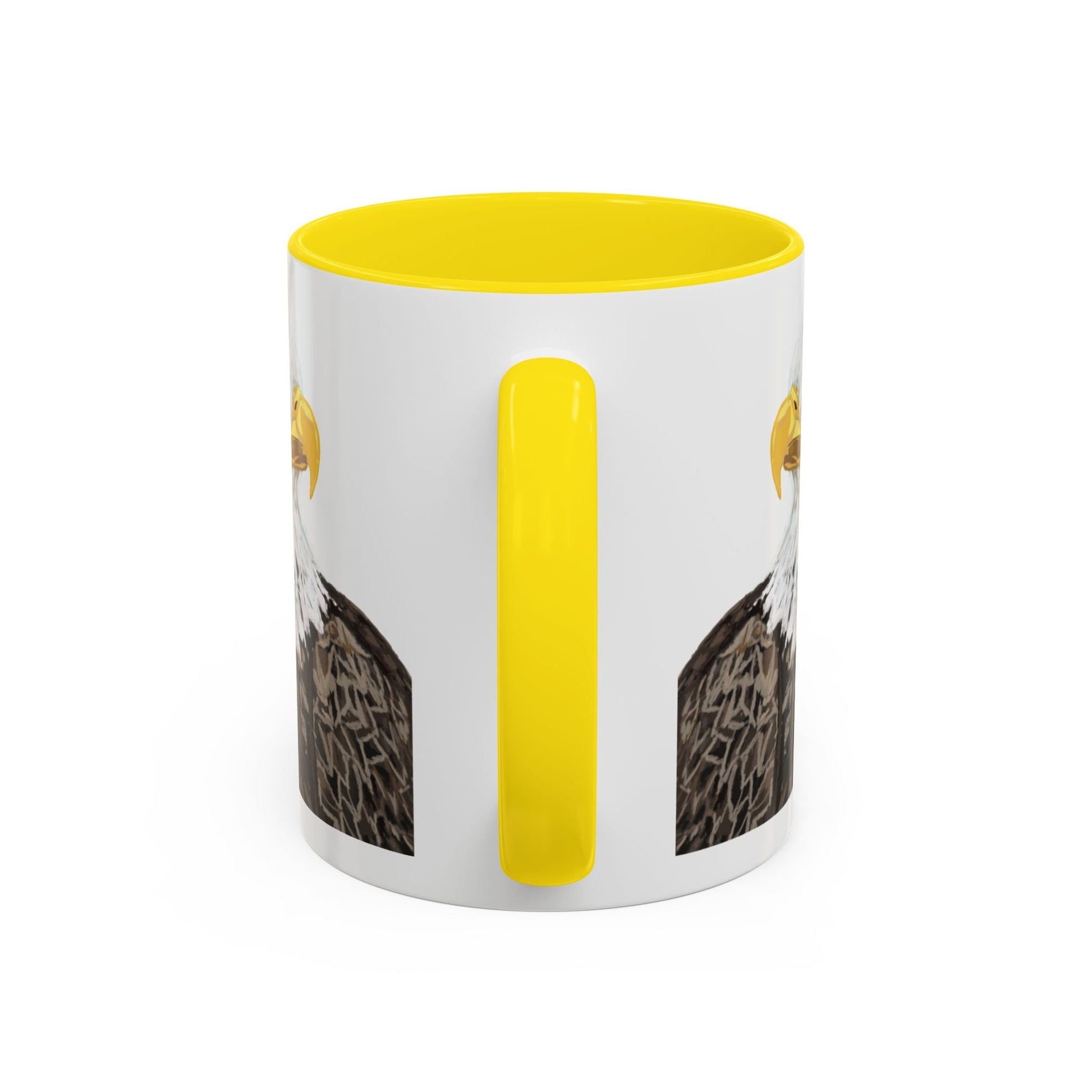 Bald Eagle Two Tone Ceramic Mug - 11oz & 15oz - Blue Cava