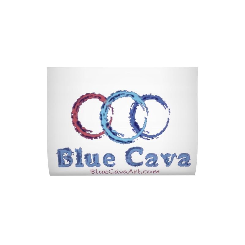 Bee Flower Proverbs Pillow - Blue Cava