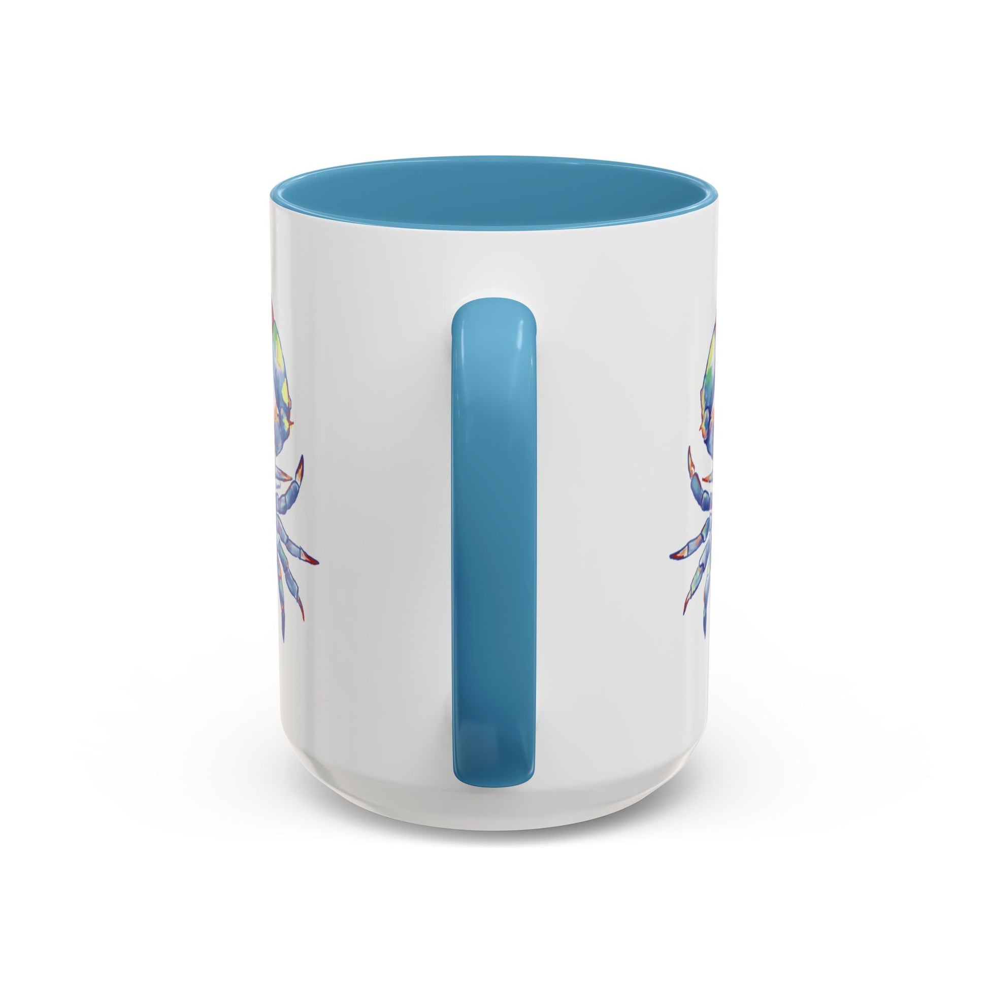 Blue Crab Accent Coffee Mug (11, 15oz) - Blue Cava