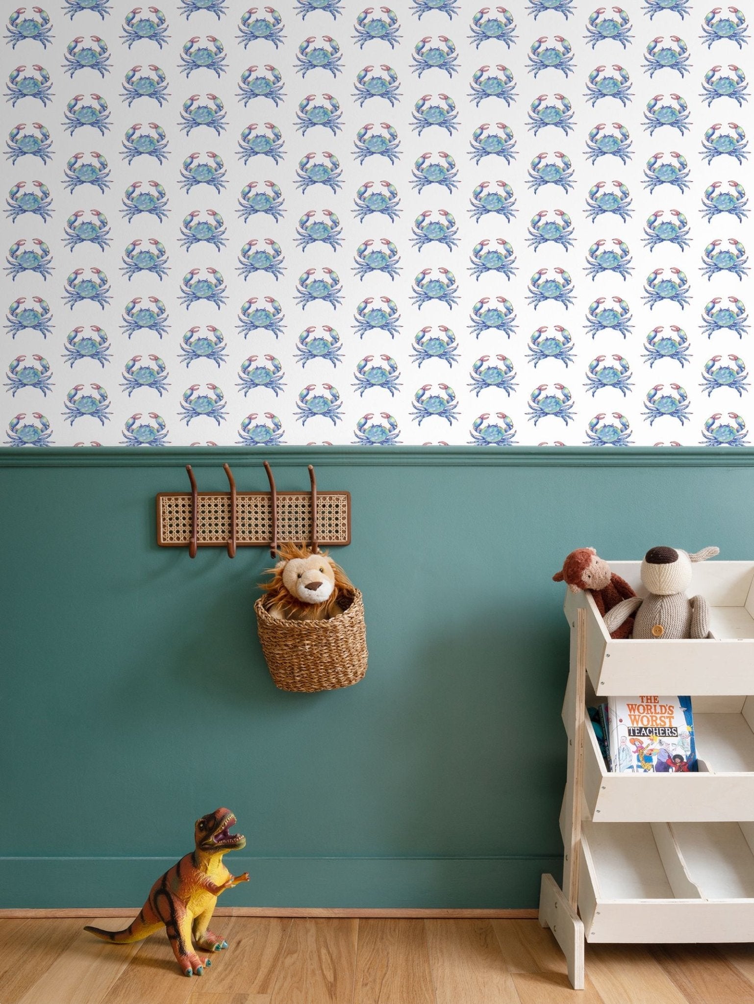 Blue Crab Wallpaper - Blue Cava