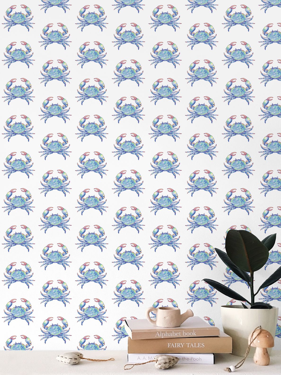 Blue Crab Wallpaper - Blue Cava