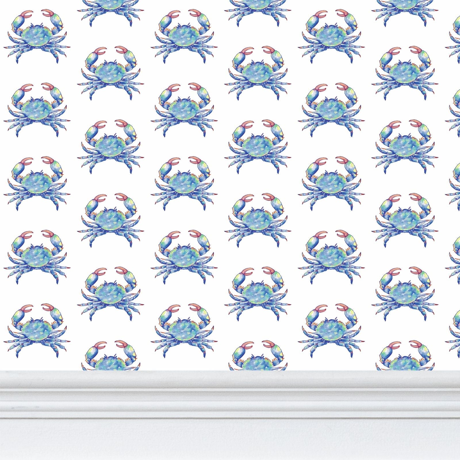 Blue Crab Wallpaper - Blue Cava