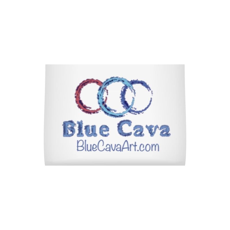 Blue Hydrangea Pink Tea Towel - Blue Cava