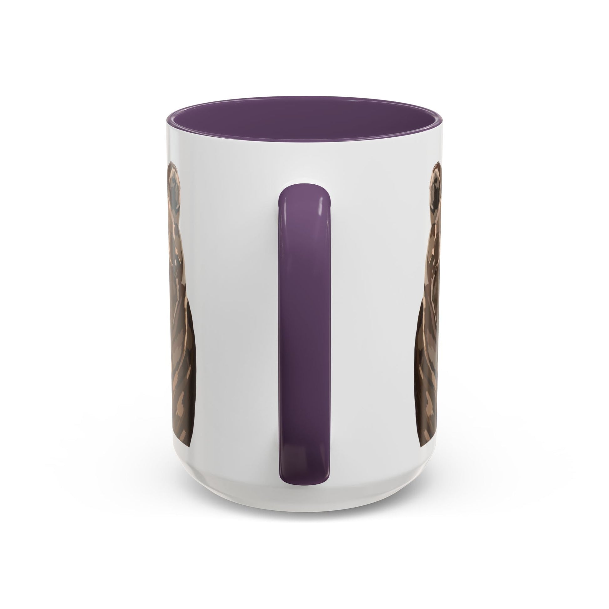 Brown Bear Two Tone Ceramic Mug - 11 oz & 15 oz - Blue Cava