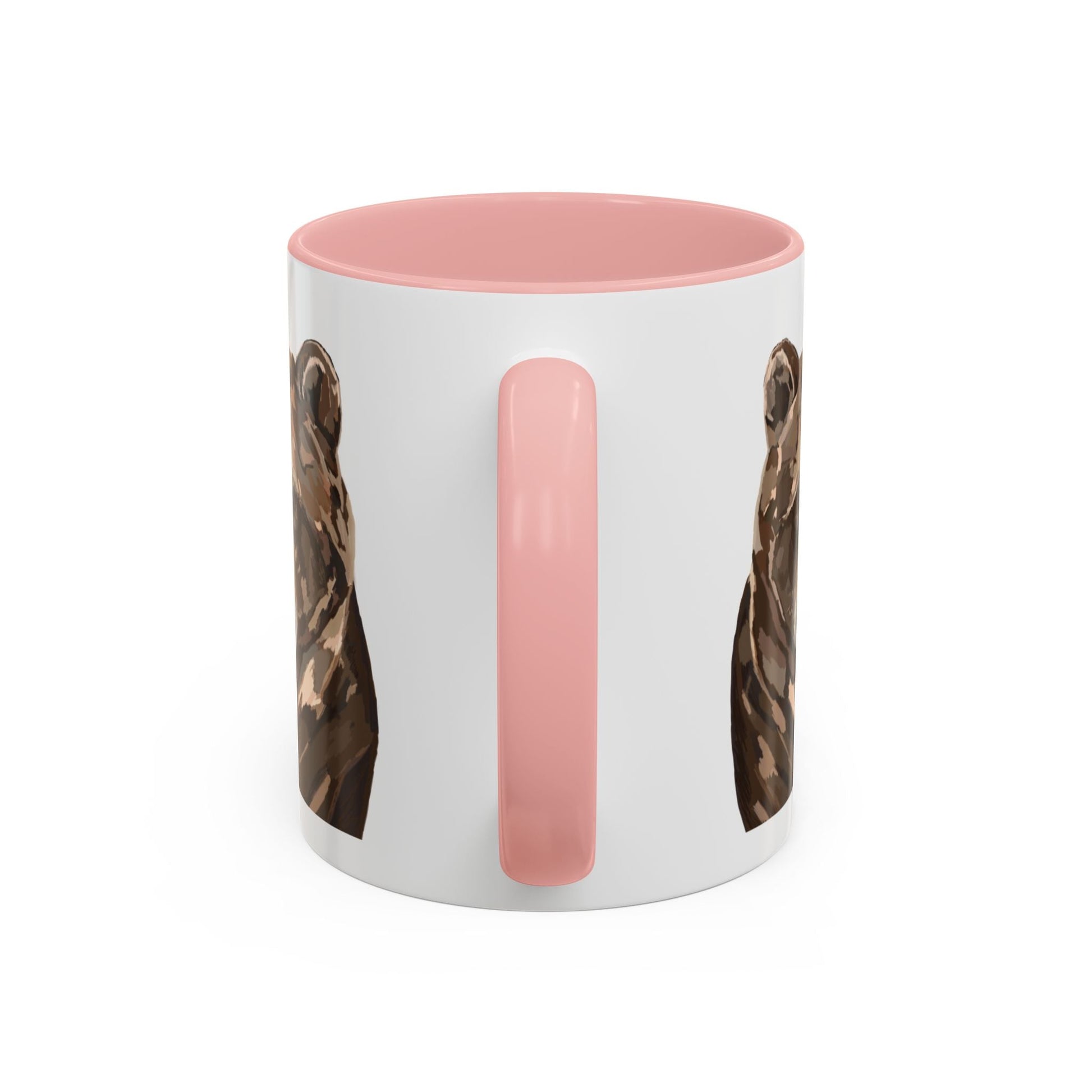 Brown Bear Two Tone Ceramic Mug - 11 oz & 15 oz - Blue Cava