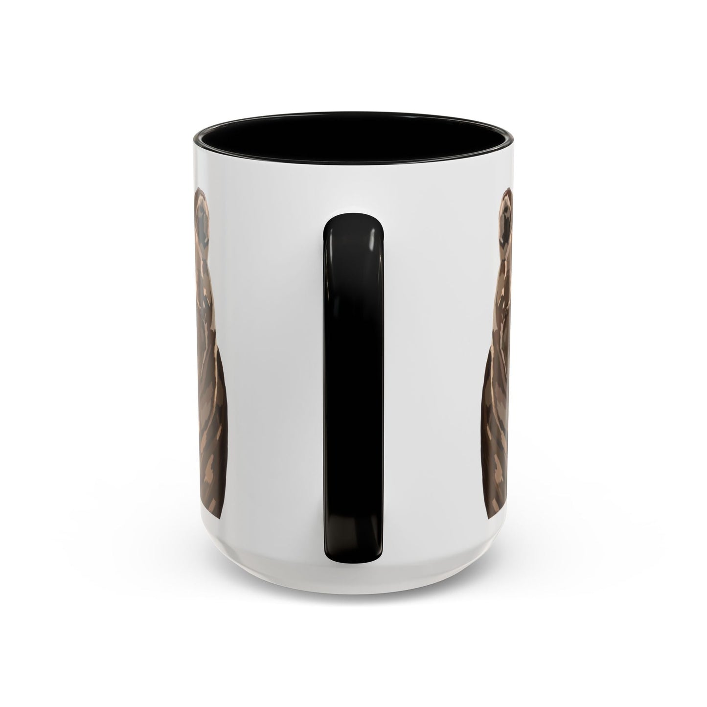 Brown Bear Two Tone Ceramic Mug - 11 oz & 15 oz - Blue Cava