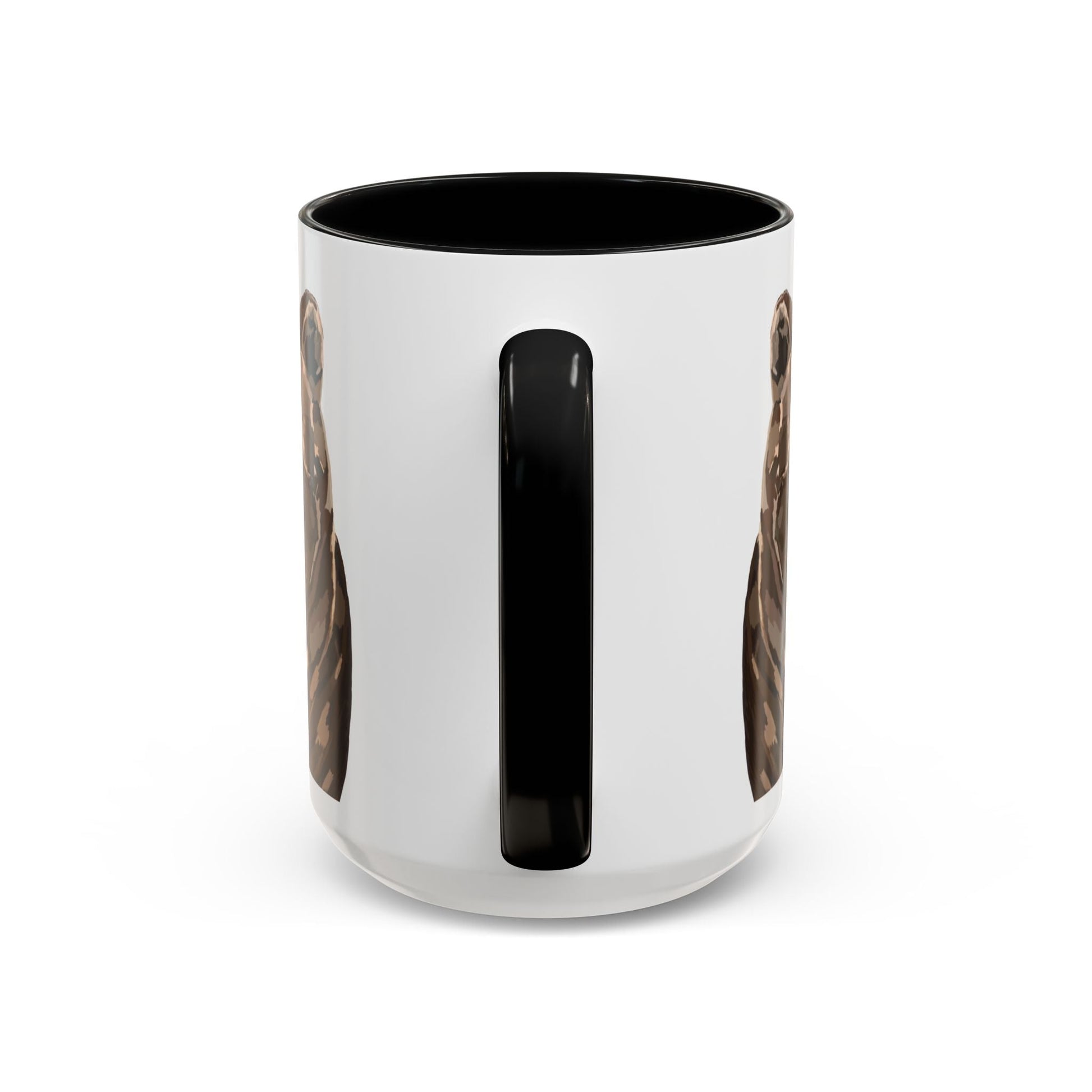 Brown Bear Two Tone Ceramic Mug - 11 oz & 15 oz - Blue Cava