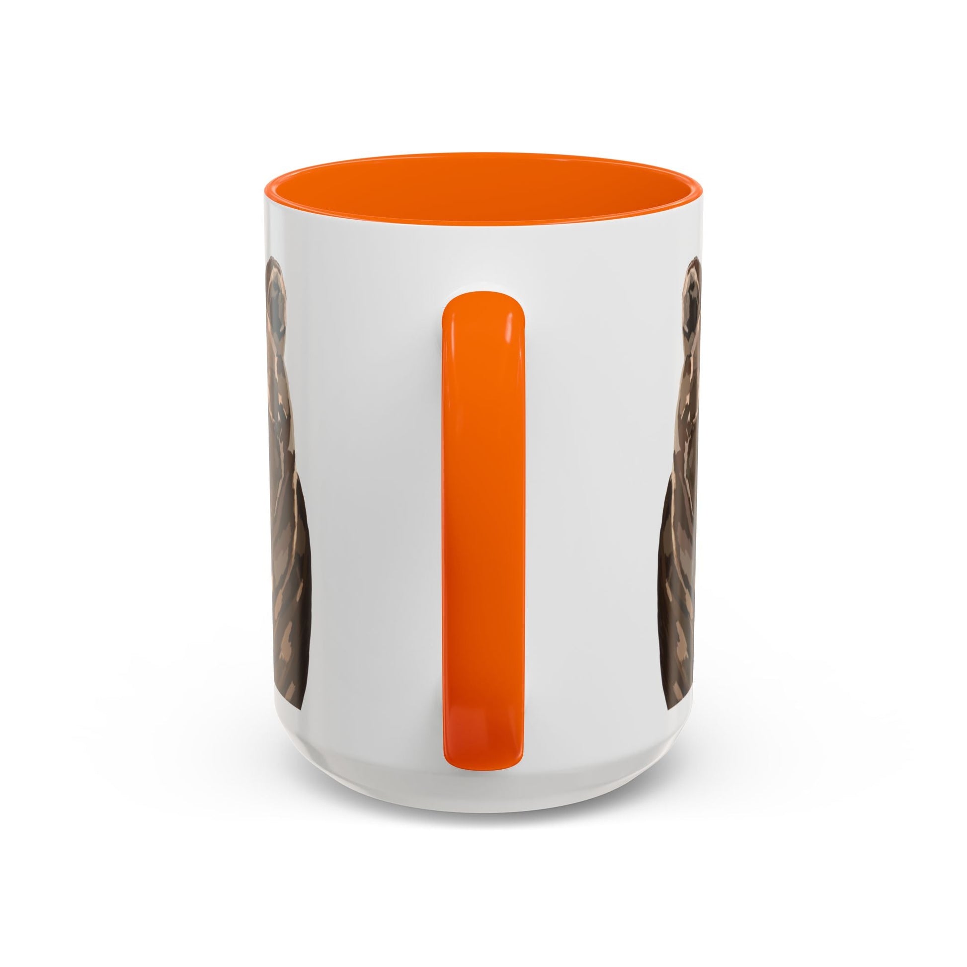 Brown Bear Two Tone Ceramic Mug - 11 oz & 15 oz - Blue Cava